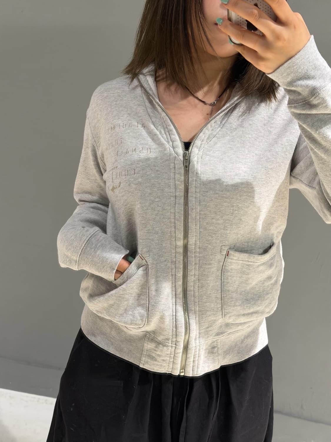 collar detail pocket zip-up 상품이미지3