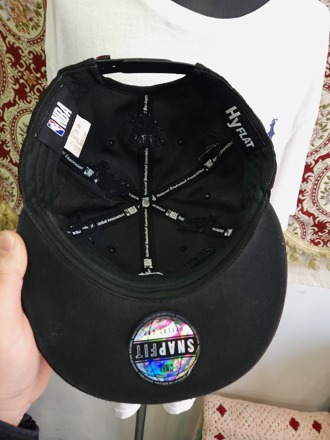 NBA 올팀 자수로고 스냅백 

 상품이미지5