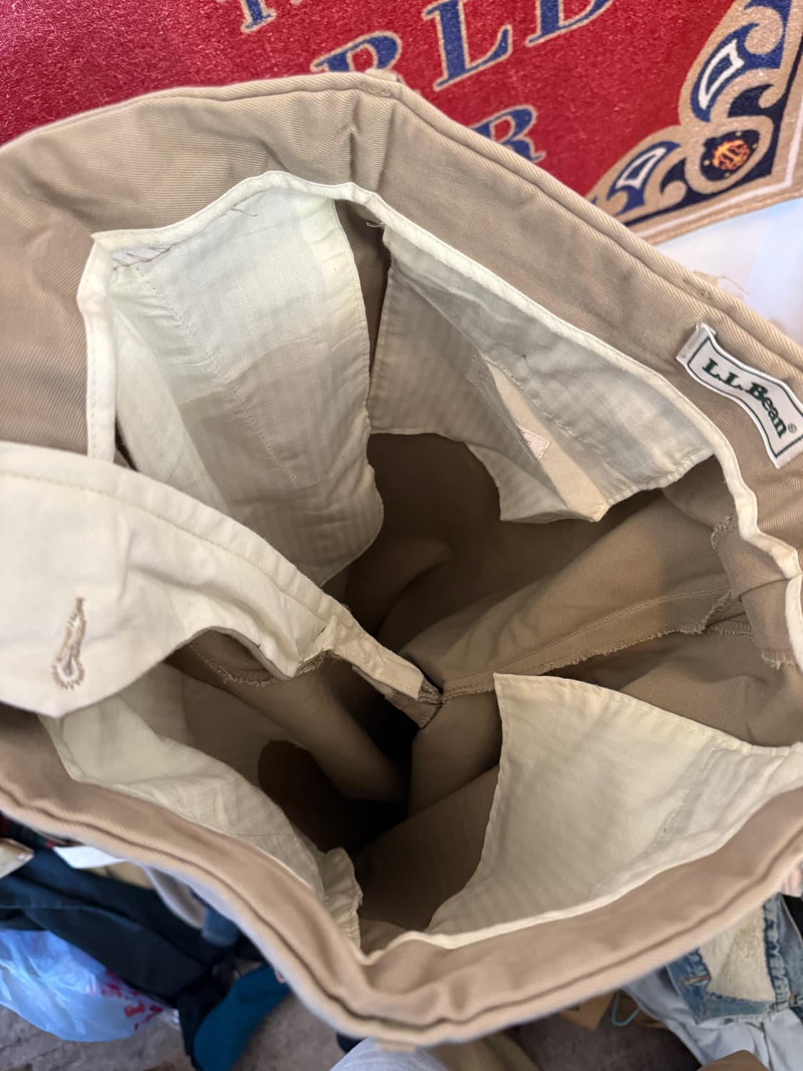 L.L.bean 투턱 치노팬츠 34-36 상품이미지5