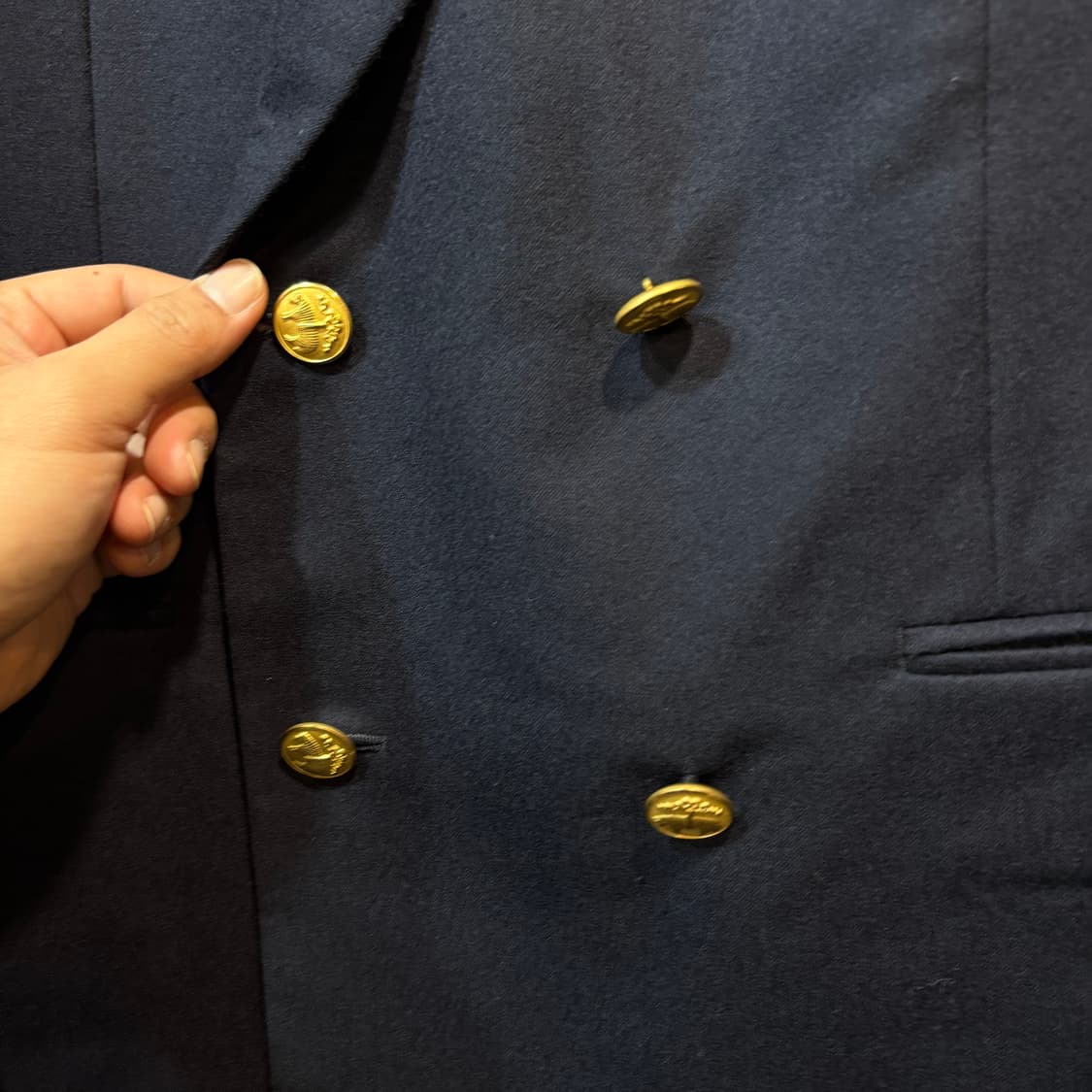 [36S] BROOKSBROTHERS 브룩스브라더스 금장 더블 블레이저 상품이미지2