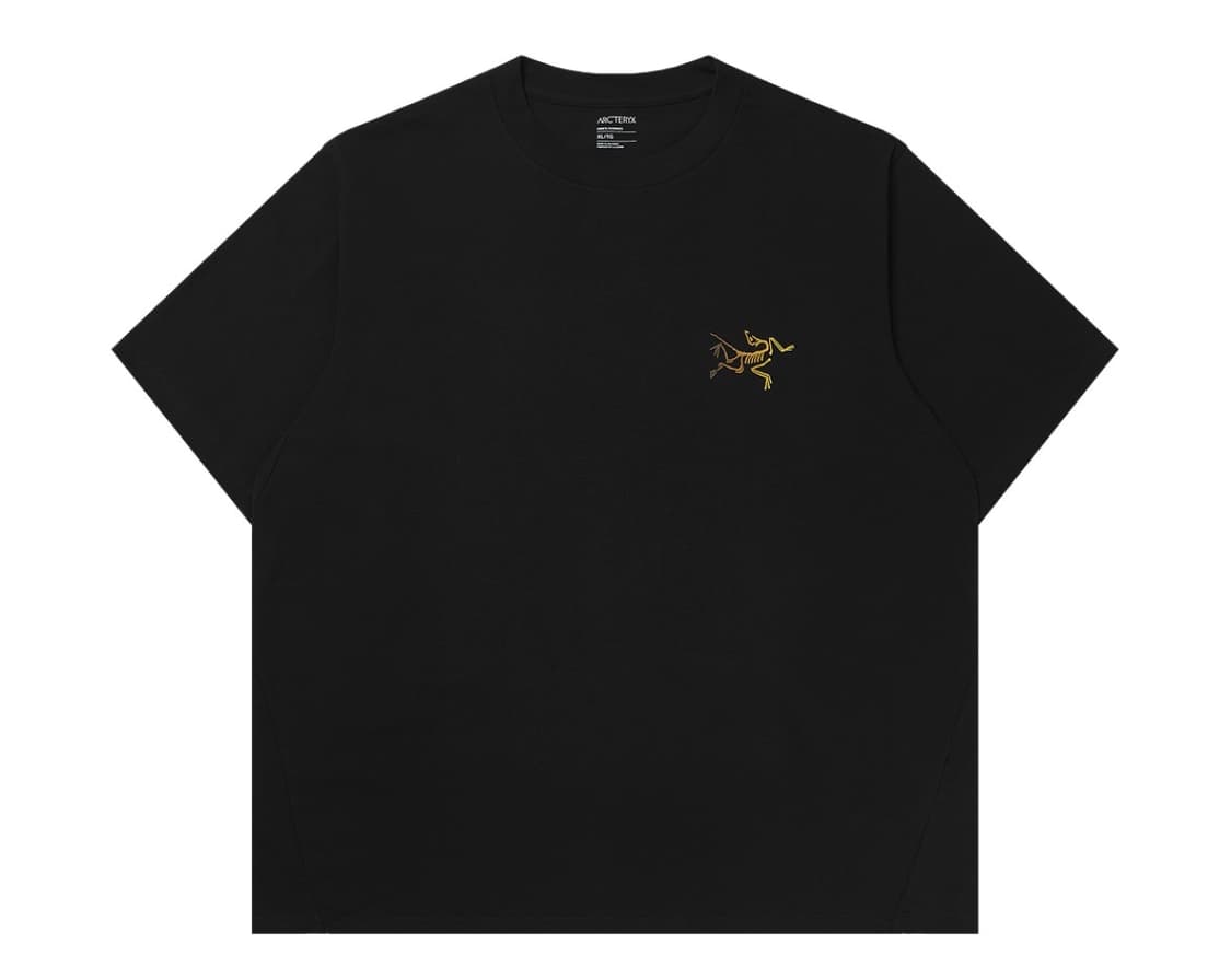 아크테릭스 크래그 코튼 로고 SS 티셔츠 24K 블랙 상품이미지2
