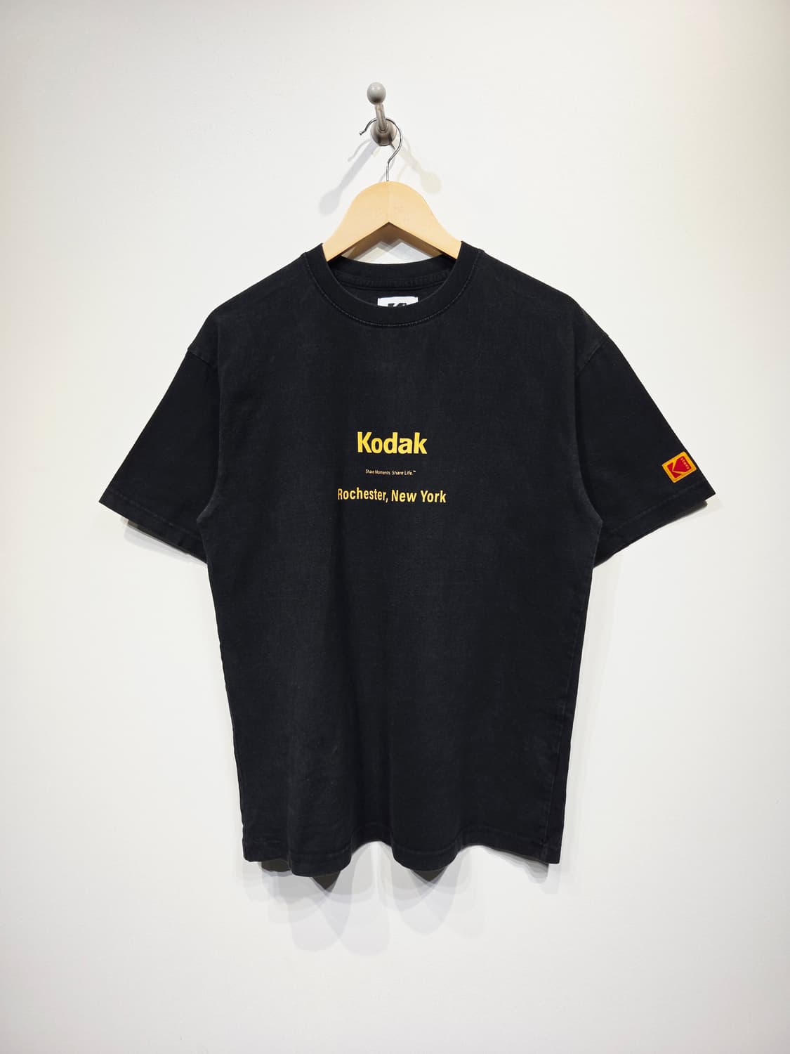 코닥(KODAK) 로체스터 뉴욕 바코드 반팔 티셔츠 블랙 상품이미지2