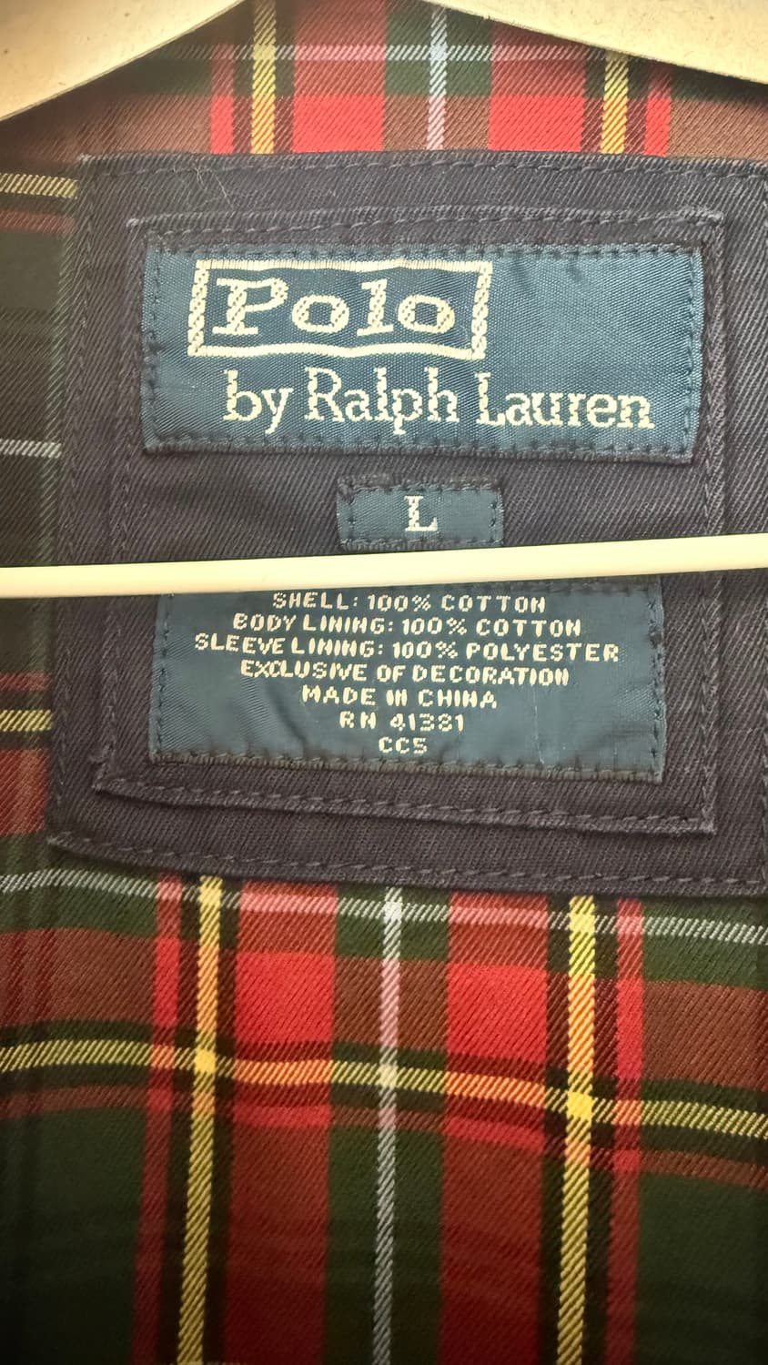 폴로 랄프로렌 90s 스윙탑 블루종 자켓 상품이미지2