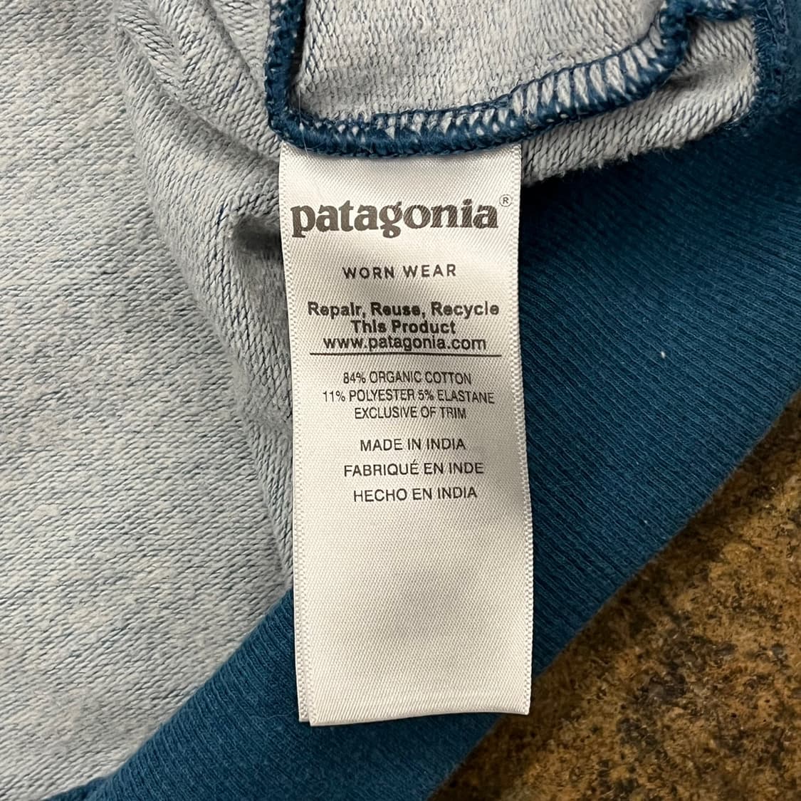[정품/M] 파타고니아 물고기 프린팅 맨투맨 티셔츠 b14 상품이미지6