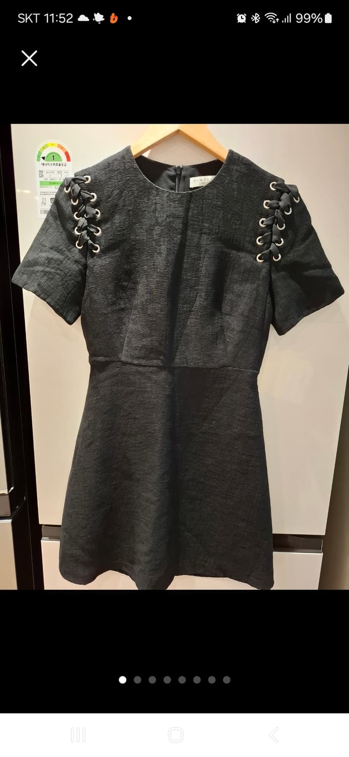 산드로 블랙 미니원피스 상품이미지4