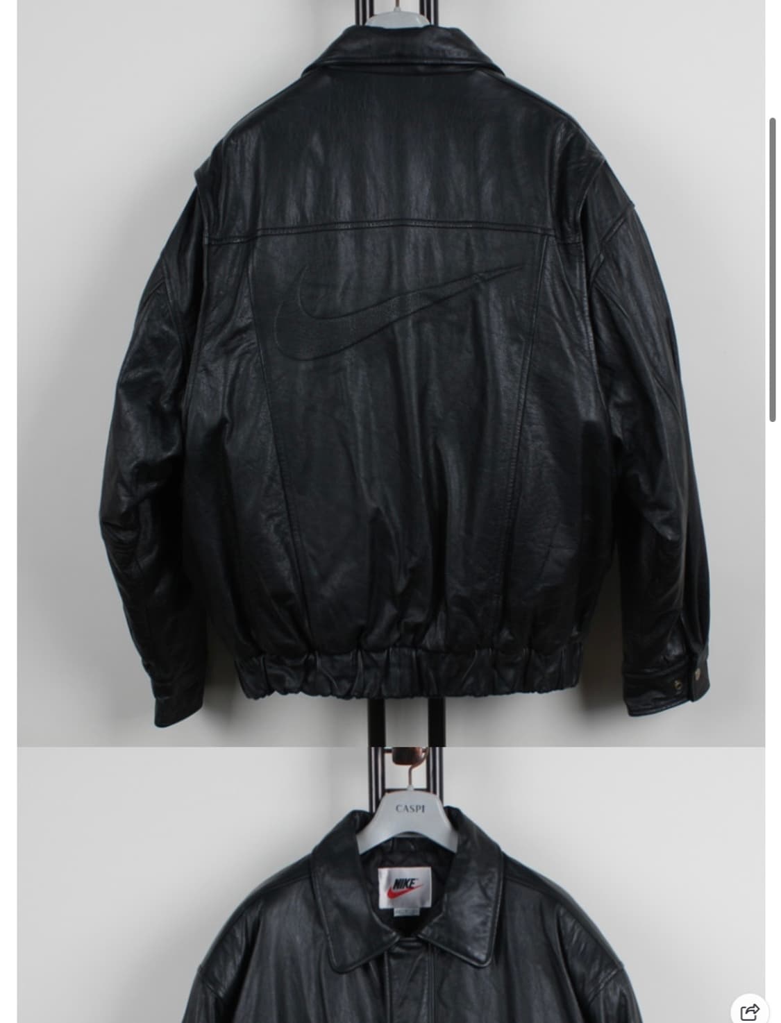 올드스쿨 90s 나이키 가죽자켓 대장 상품이미지4