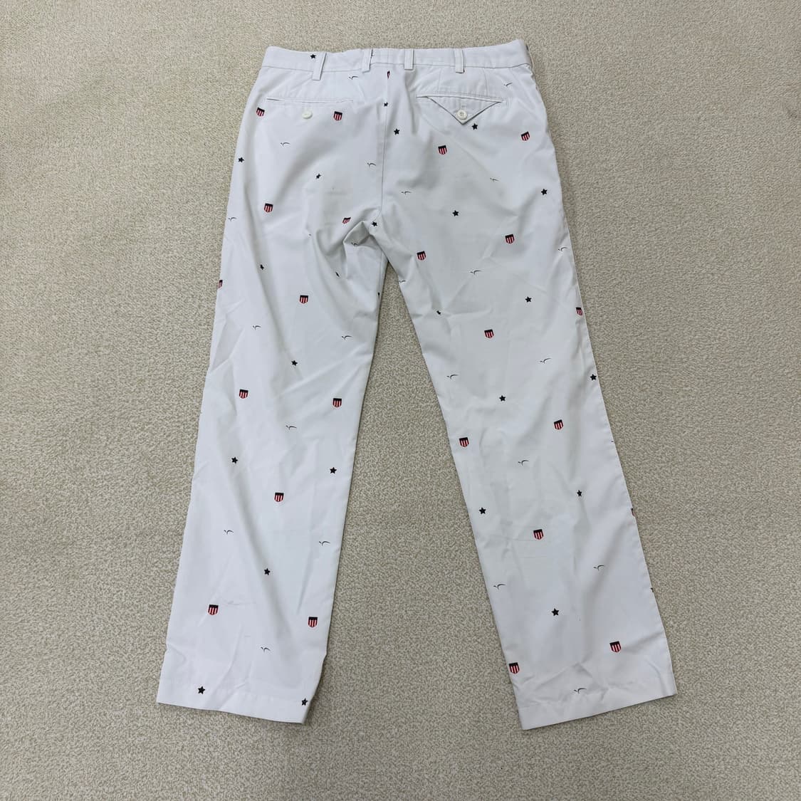 [실측확인] 팬텀 화이트 골프바지 0115T1 상품이미지2