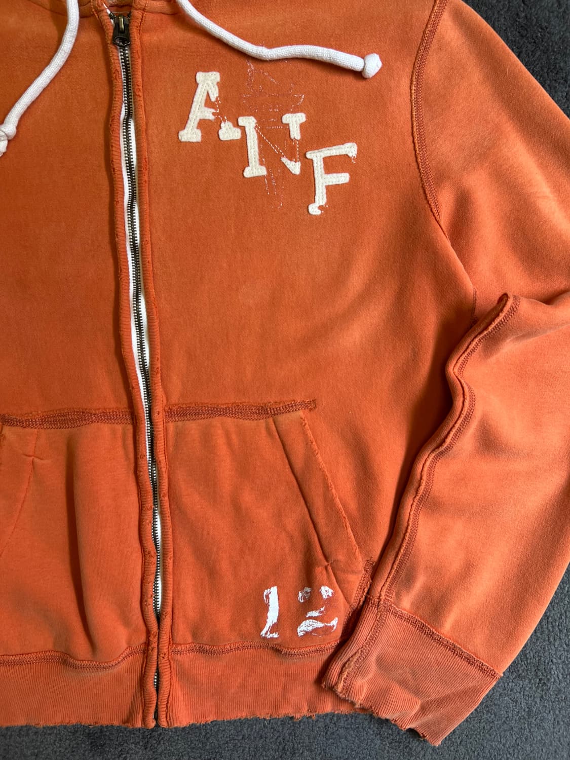 아베크롬비 후드 집업 S 상품이미지2