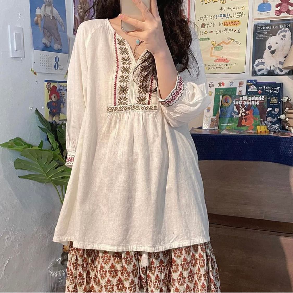 빈티지 히피 에스닉 모리 세트 상품이미지3