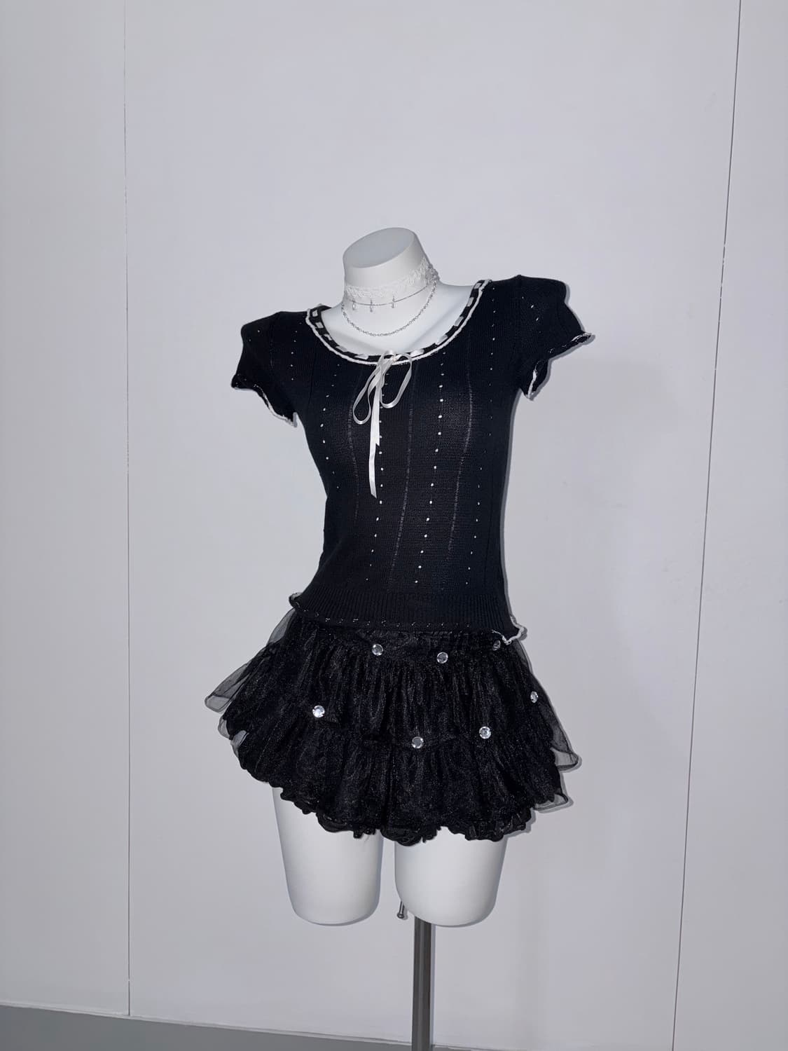 로맨틱고스 공겜여주 프릴 3피스 세트 상품이미지7