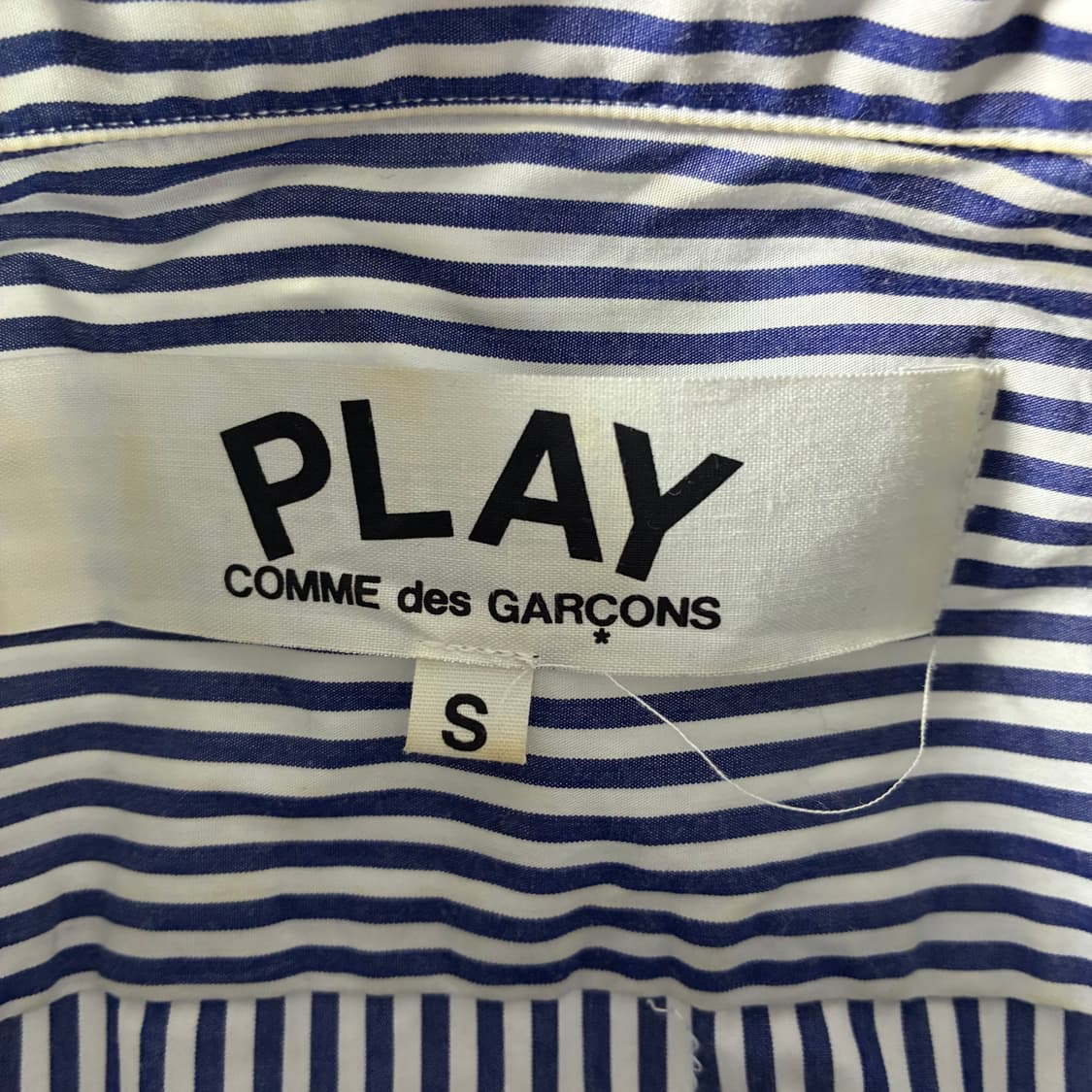 Comme des garcons  꼼데가르송 하트와펜 스트라이프 셔츠 상품이미지4
