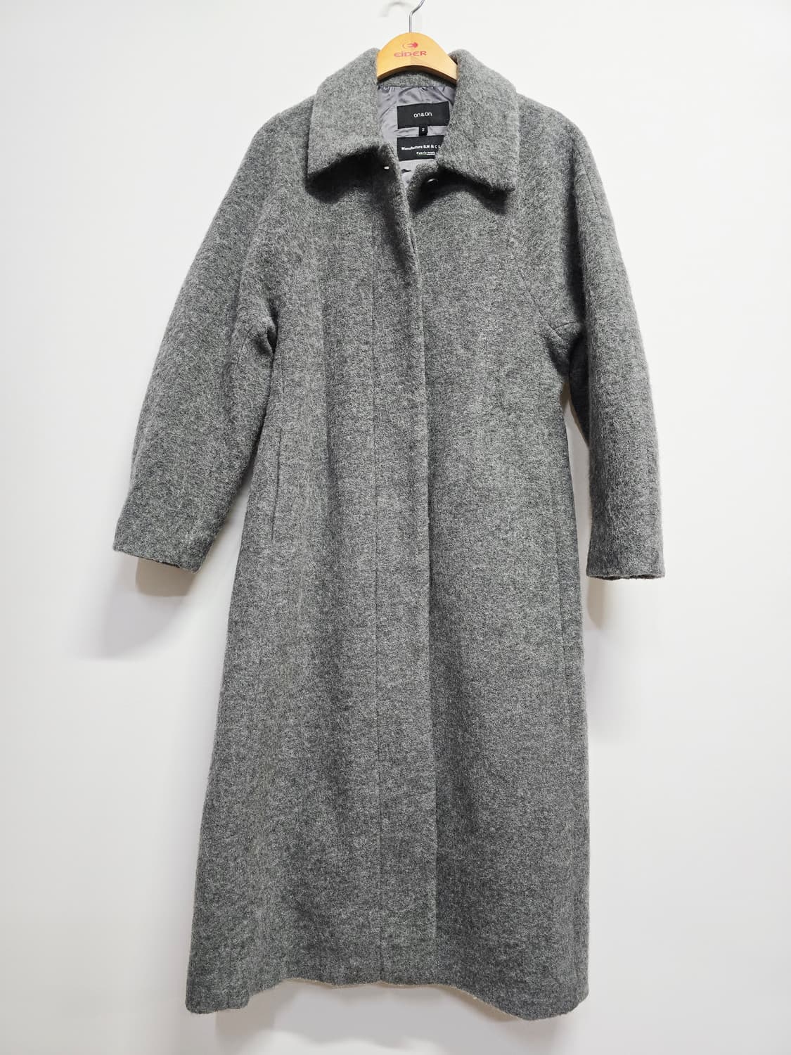 온앤온 헤어리 울 싱글 맥코트 상품이미지1