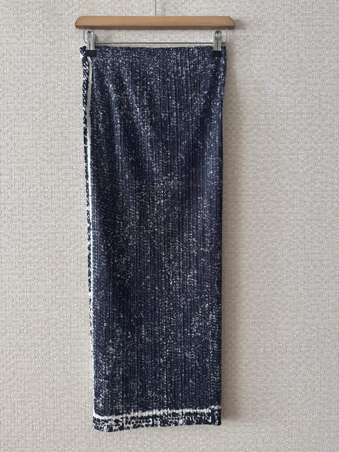 플리츠플리즈 트레일 데님 스커트  상품이미지3