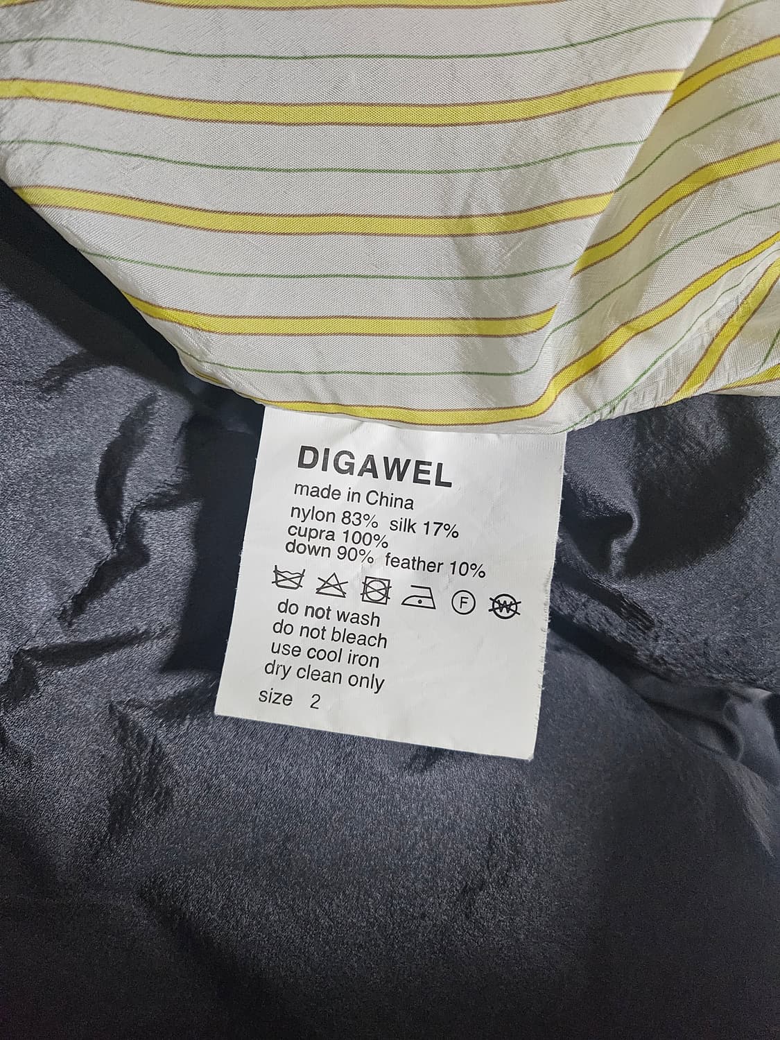 DIGAWEL X F/CE 실크 나일론 패딩 상품이미지8