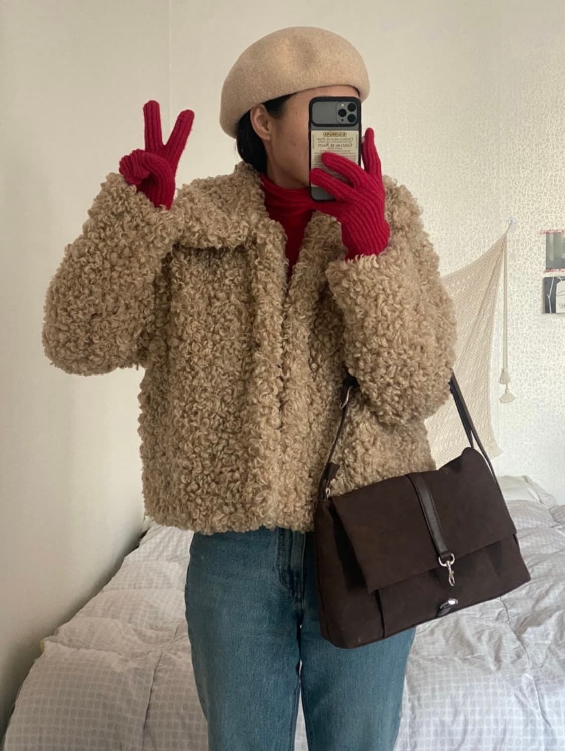 런던플릇 londonflat 시어링 푸들 퍼자켓 상품이미지2