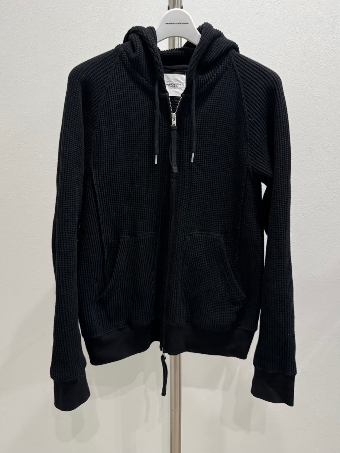 솔로이스트 와플 후드집업 상품이미지1