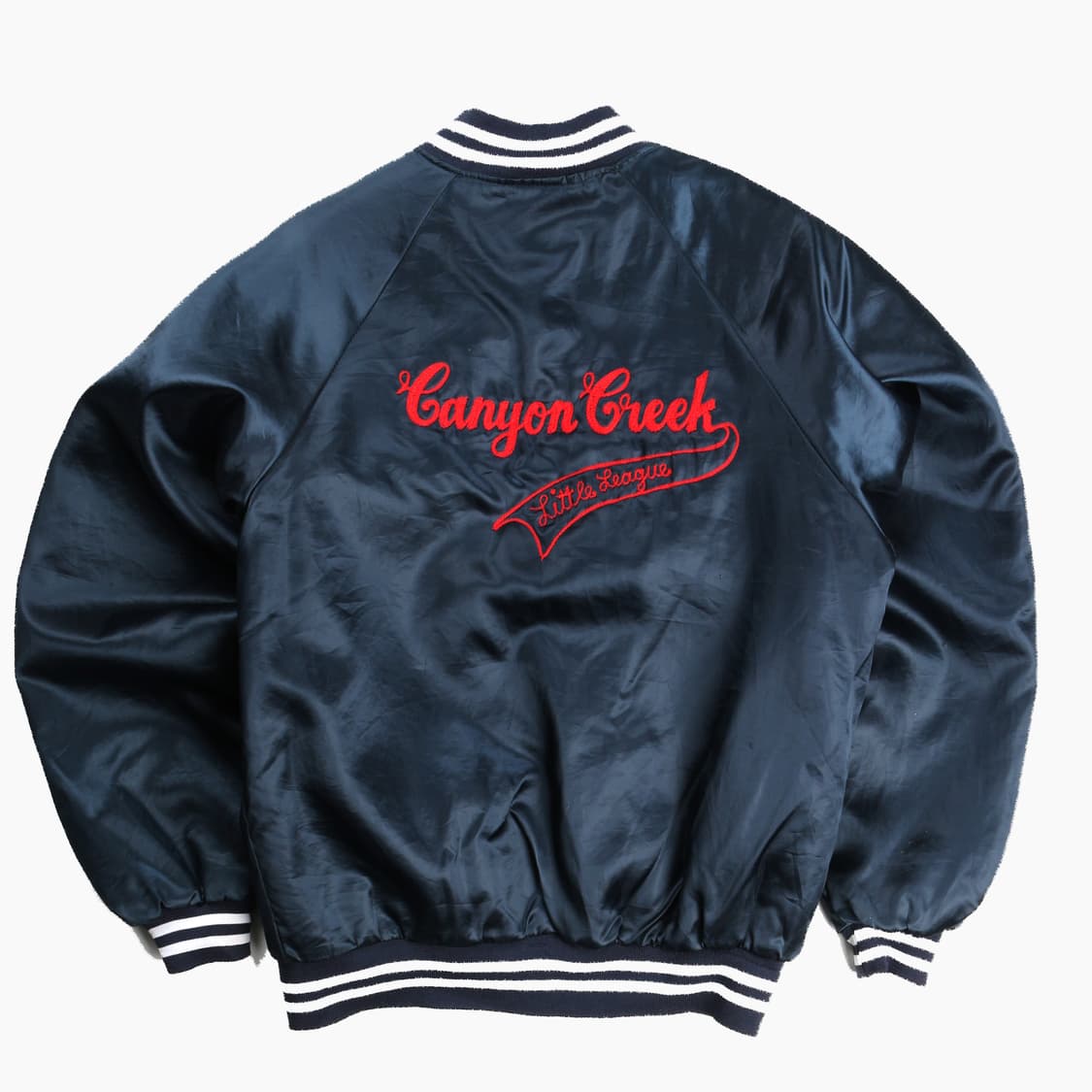 made in USA 새틴 스타디움 자켓   상품이미지1