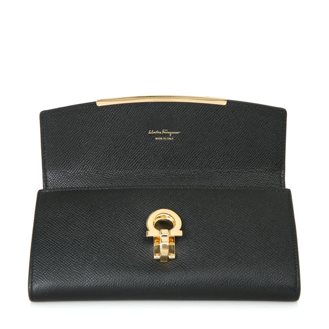 페라가모 간치니 장지갑 ID포켓 바라 월렛 골드 22D150 상품이미지9