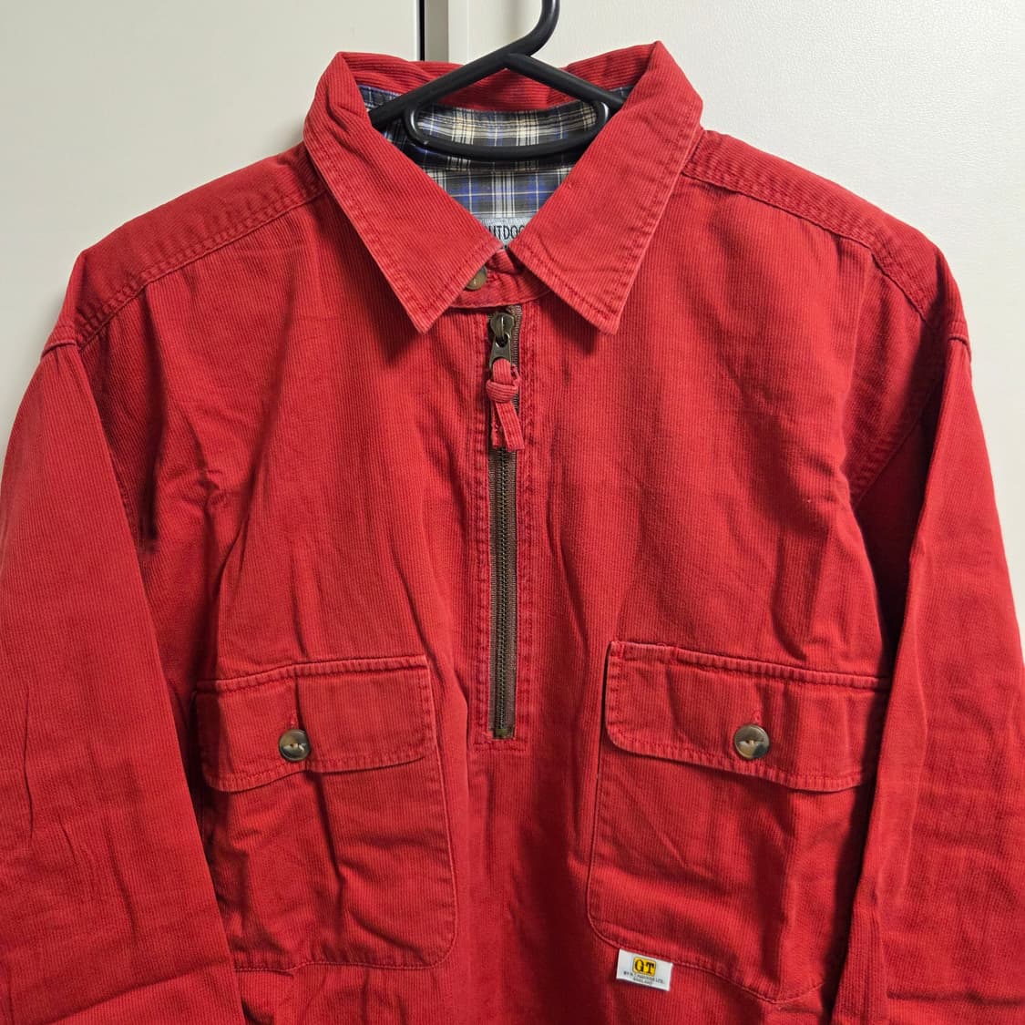 G.T.Hawkins 하프집업 코듀로이 워크셔츠 L-XL(100-105) 상품이미지2