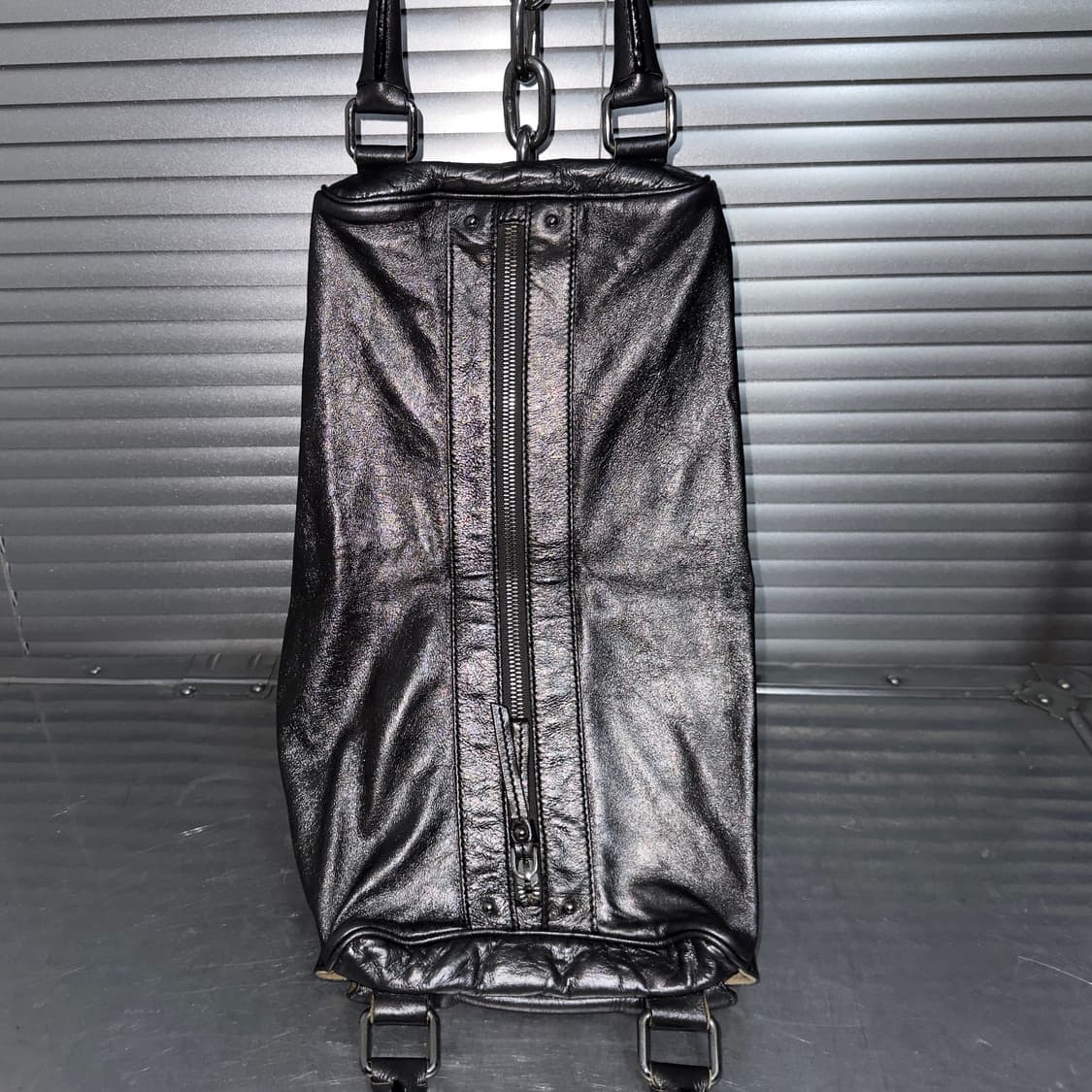 00s 돌체앤가바나 실버 가죽 가방 상품이미지6