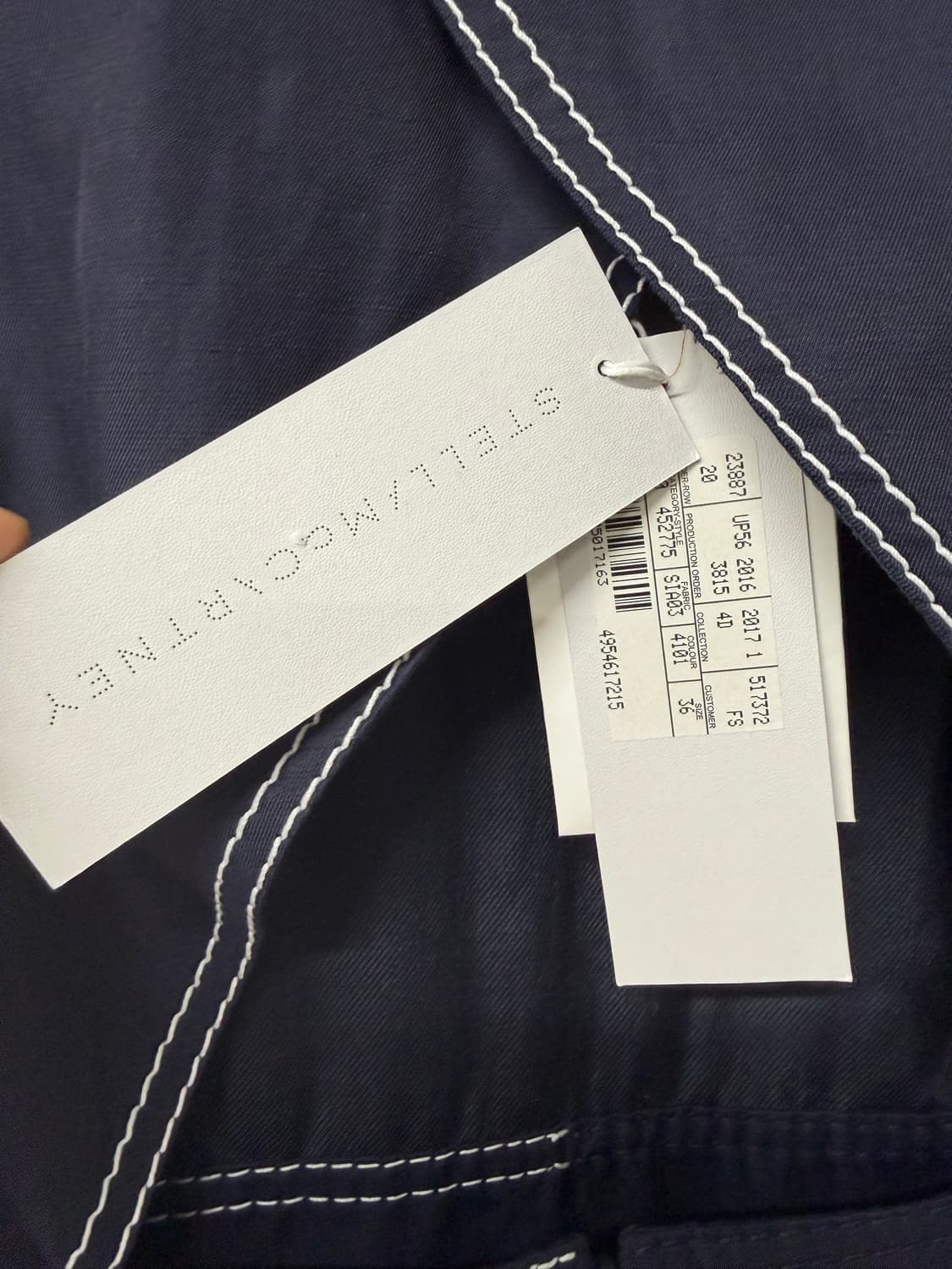 스텔라 맥카트니 네이비 원피스 36 (새제품) 상품이미지2