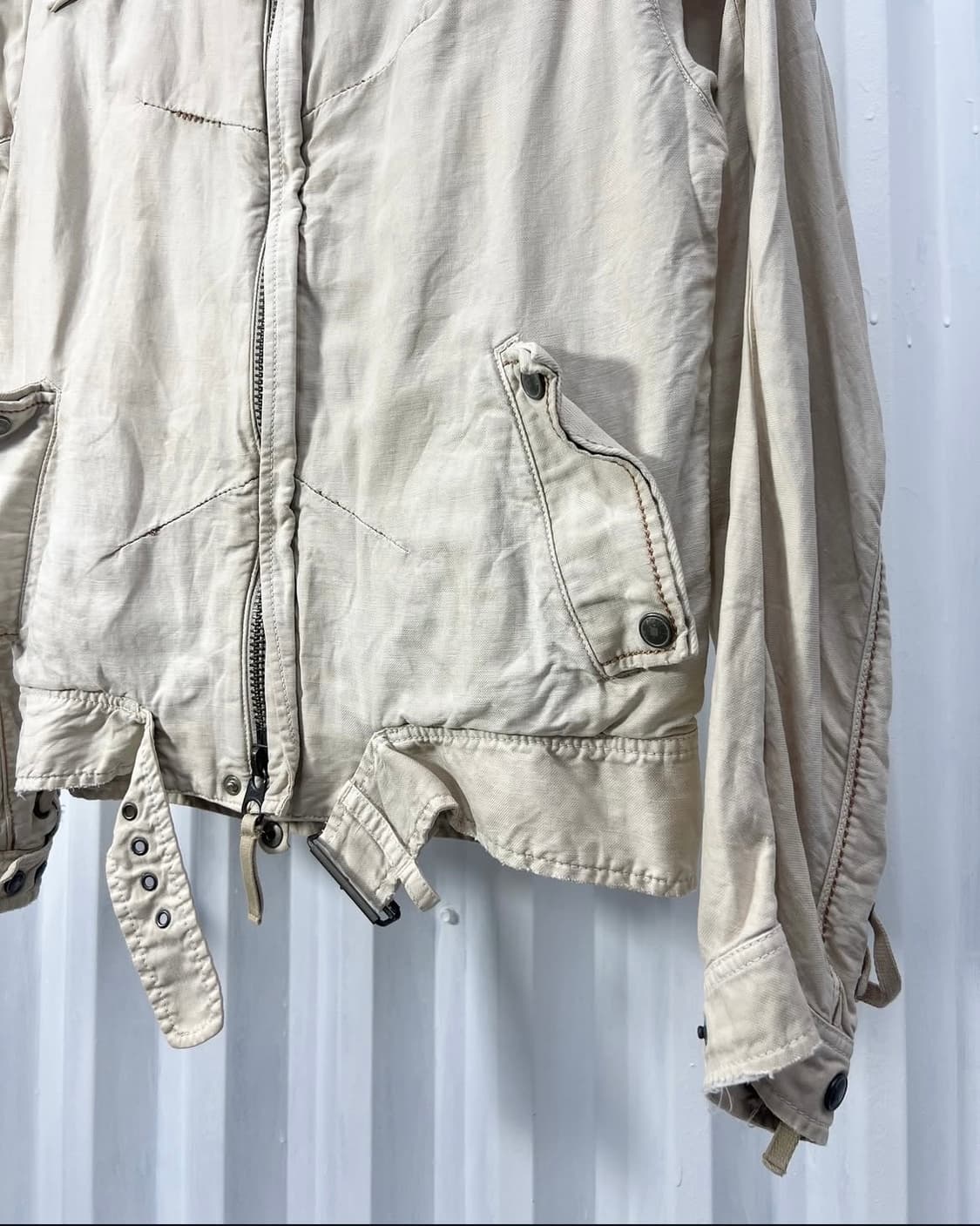 90s) Girbaud biker jk 상품이미지5