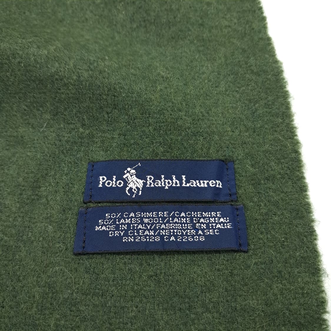 MX256 폴로 랄프로렌 올리브그린 캐시미어 램스울 목도리 머플러 상품이미지6