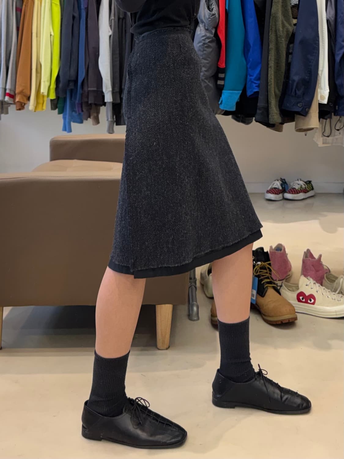 프라다 버진 울 스커트 상품이미지9
