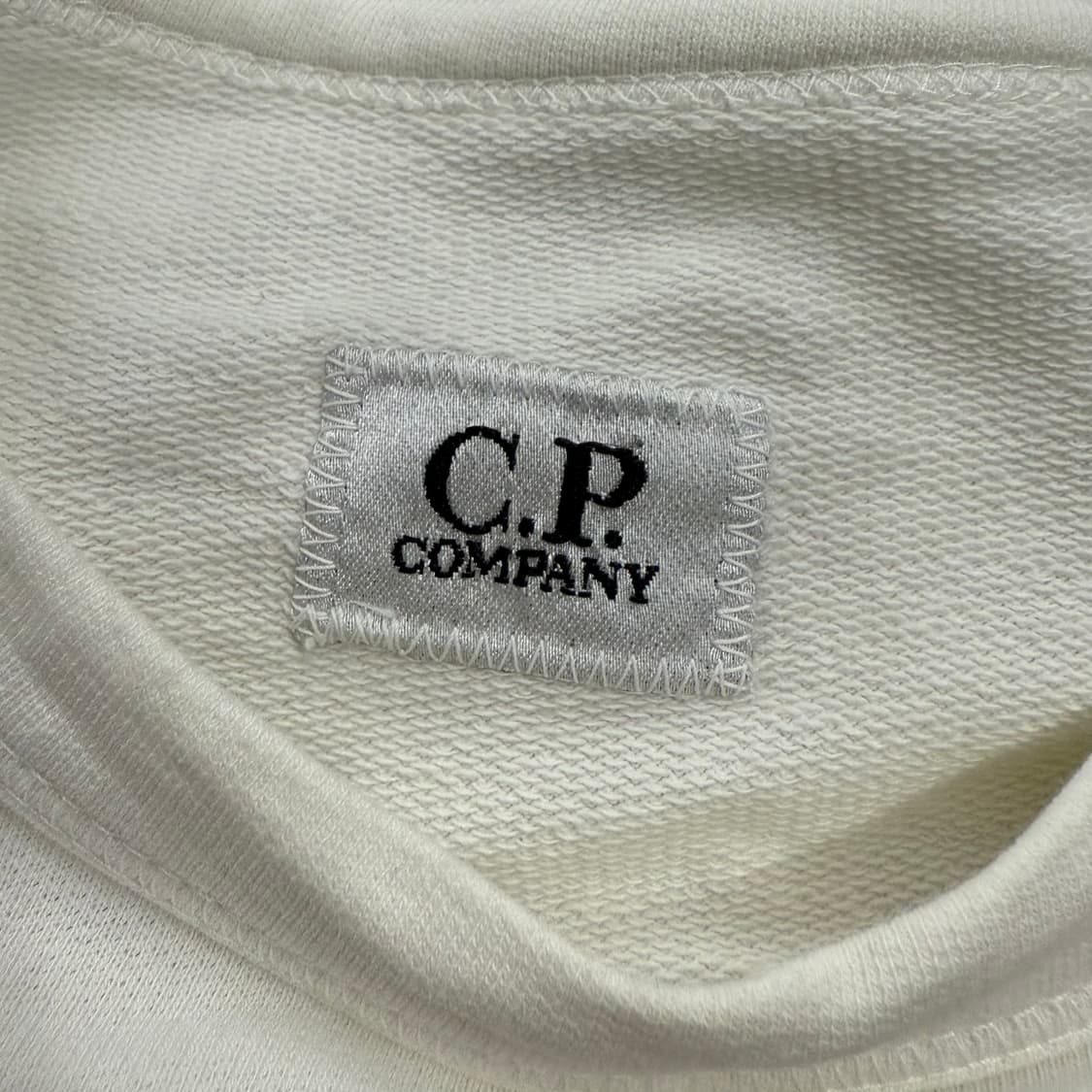 [정품/95,m] C.P.컴퍼니 화이트 긴팔 티셔츠 b18 상품이미지5