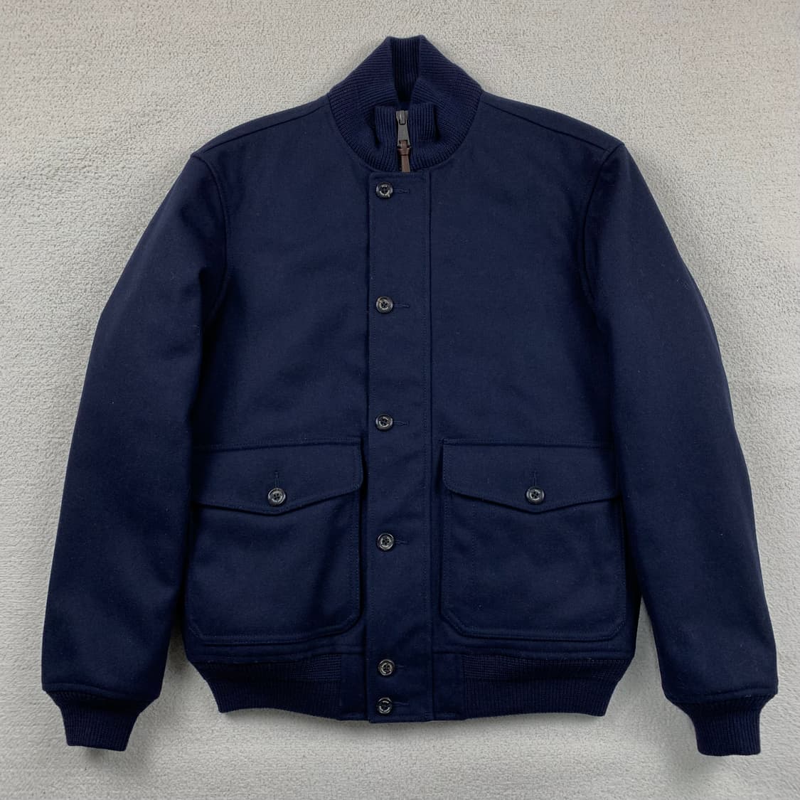 폴로 랄프로렌 멜튼울 A-1 유틸리티 자켓 네이비 상품이미지1