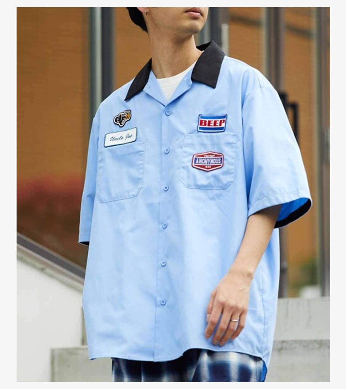 FREAK’S STORE - PATCH WORK SHIRT 상품이미지2