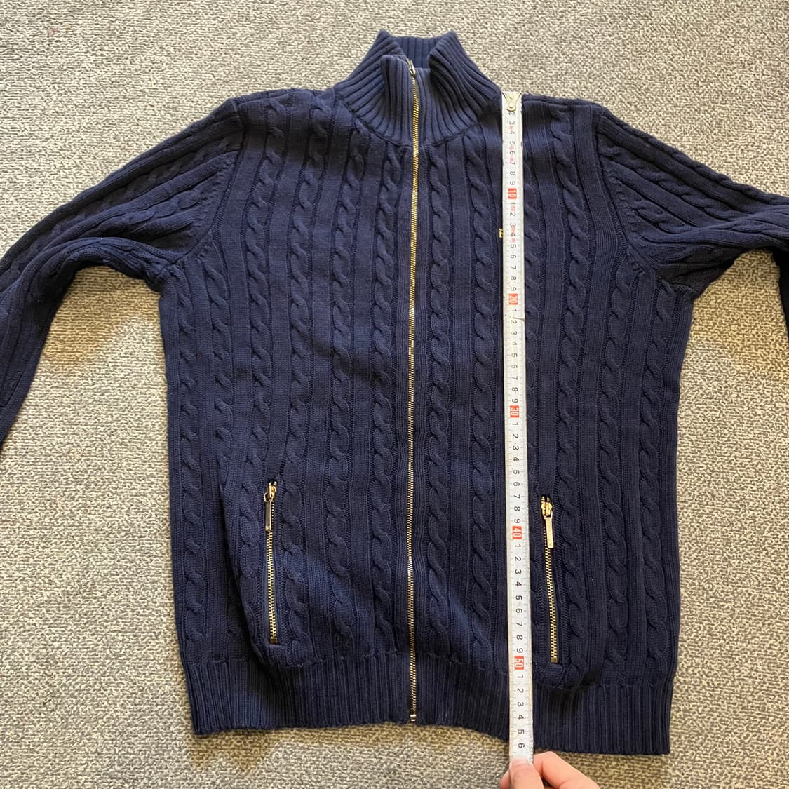 644 랄프로렌 폴로 꽈배기 니트 집업 상품이미지5