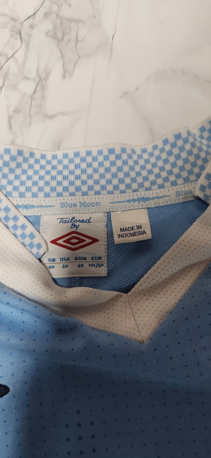 11-12 엄브로 맨시티 홈 유니폼 반팔 우승시즌 NO.실바 상품이미지7