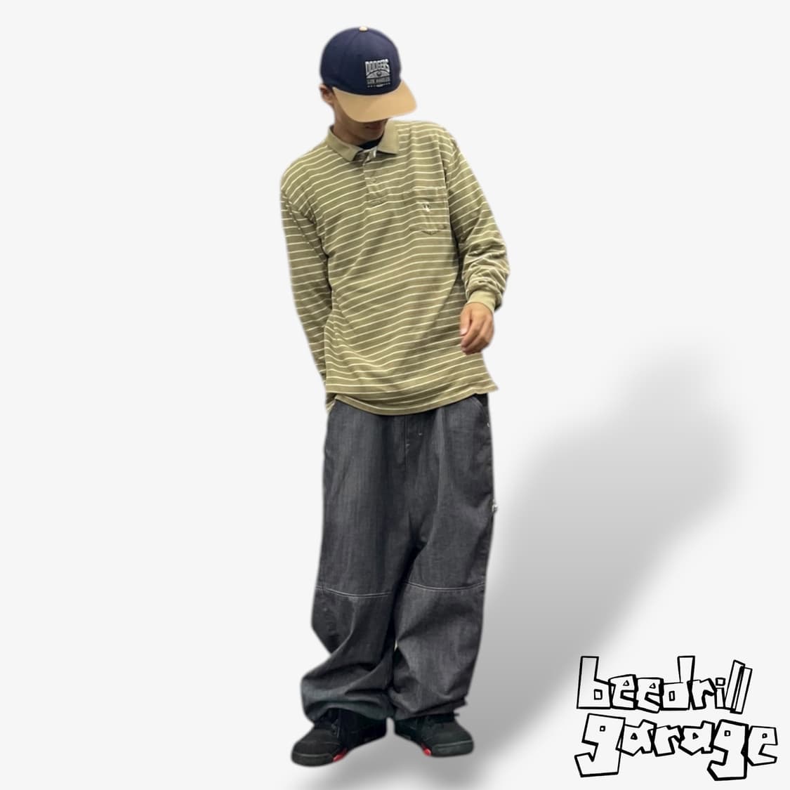 90s 폴로 스트라이프 피케 롱슬리브 상품이미지1