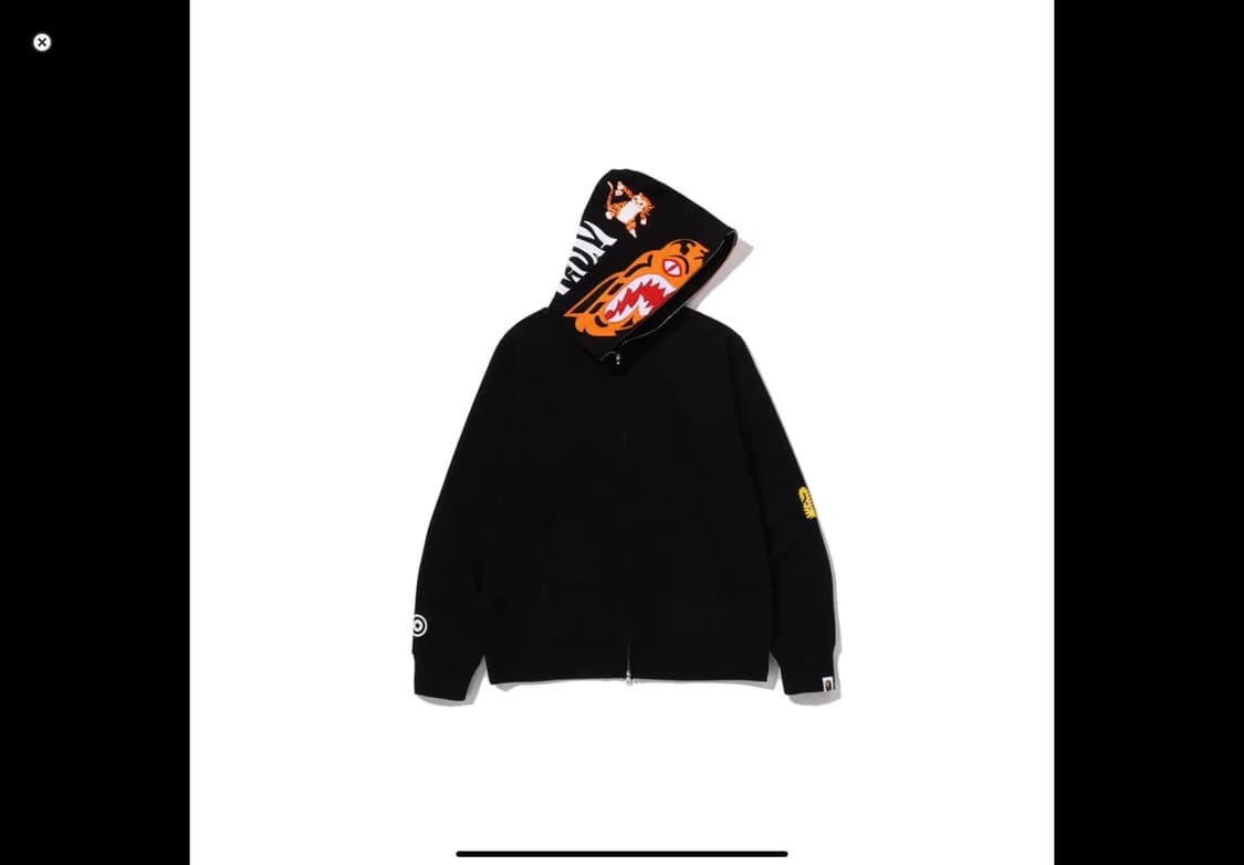 베이프 타이거 후드집업 상품이미지3