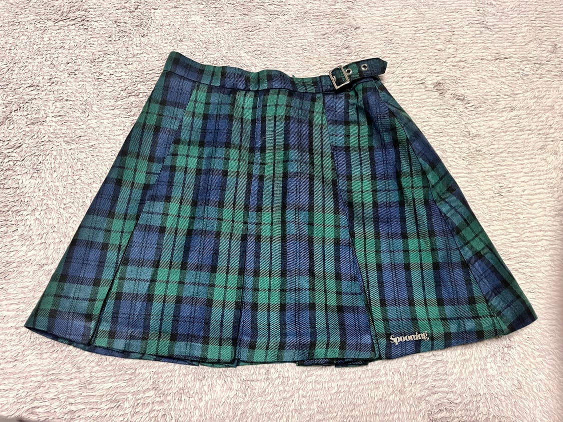 스푸닝(현 글로니) pin strip skirt 스트라이프 스커트 상품이미지2