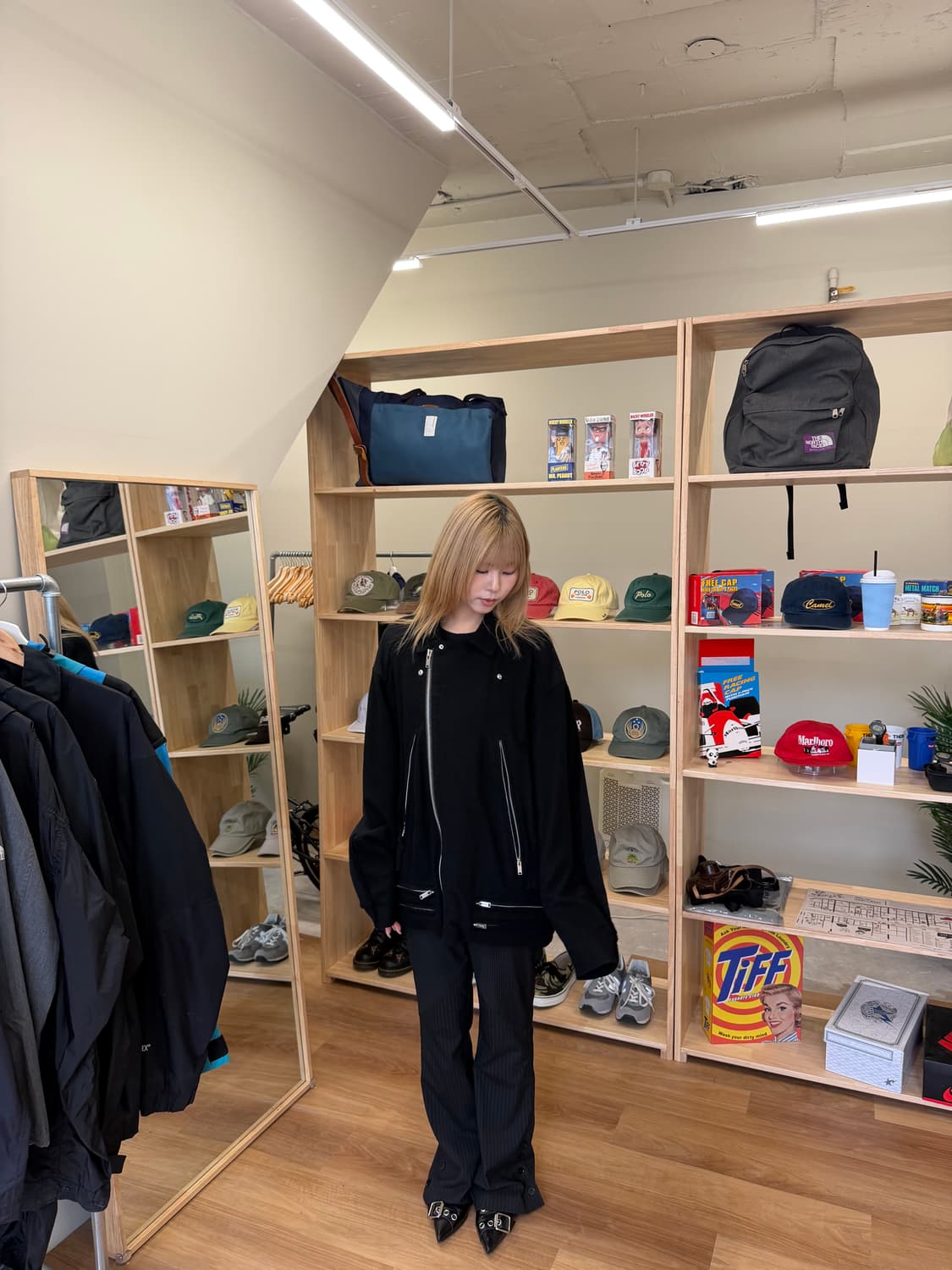 언더커버 22AW 스웻 전환 라이더자켓 상품이미지1