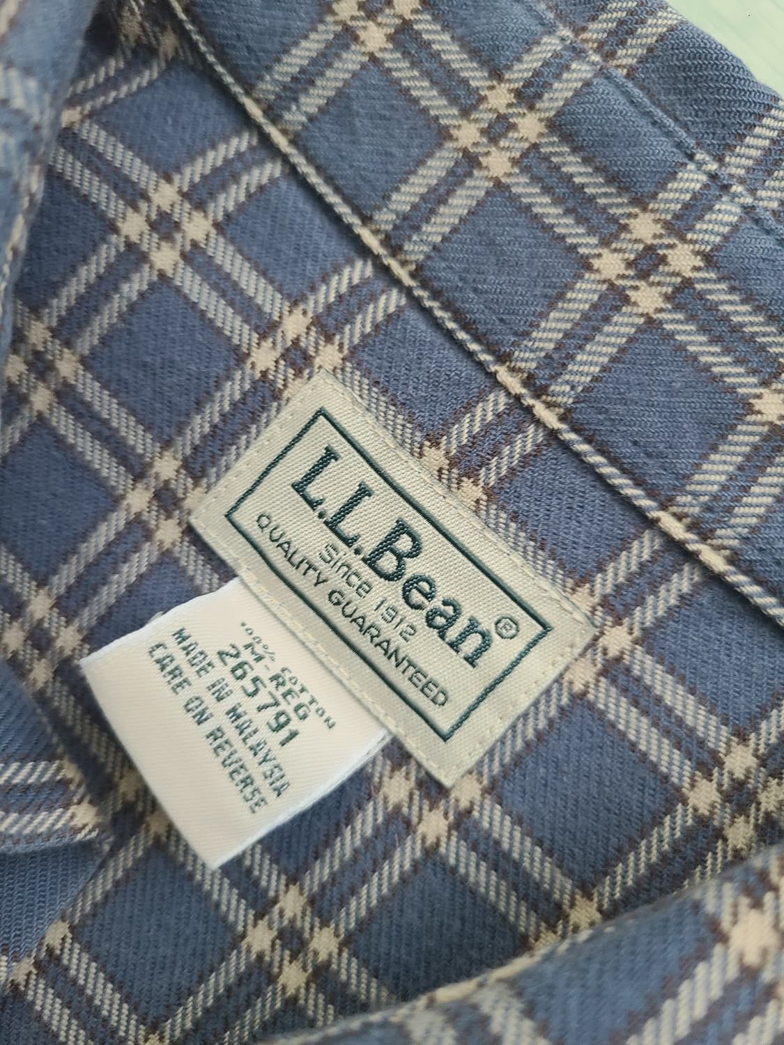 LL Bean 엘엘빈 체크 셔츠 상품이미지8