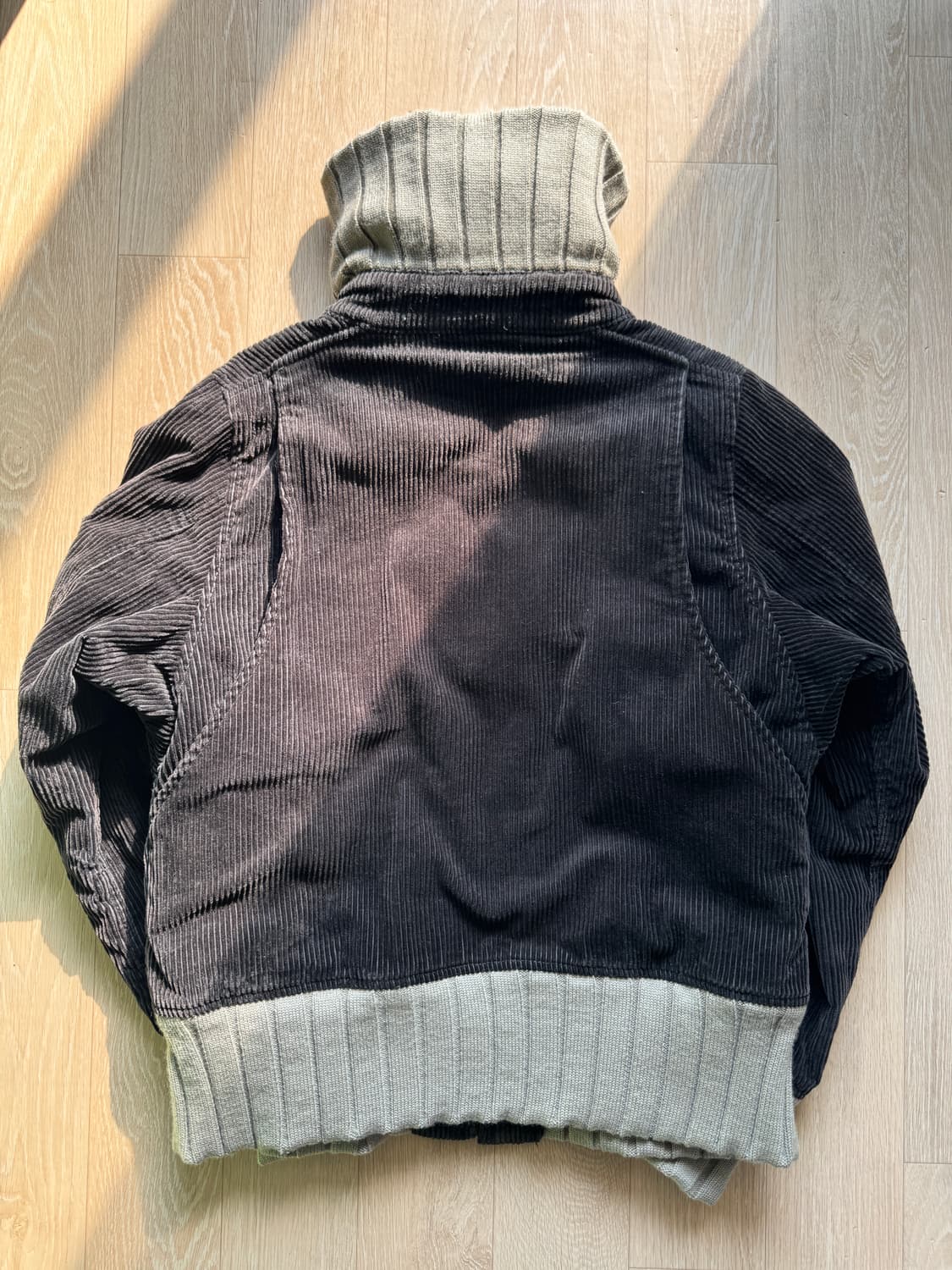 RNA inc 퍼 트리밍 하이넥 코듀로이 봄버 상품이미지5