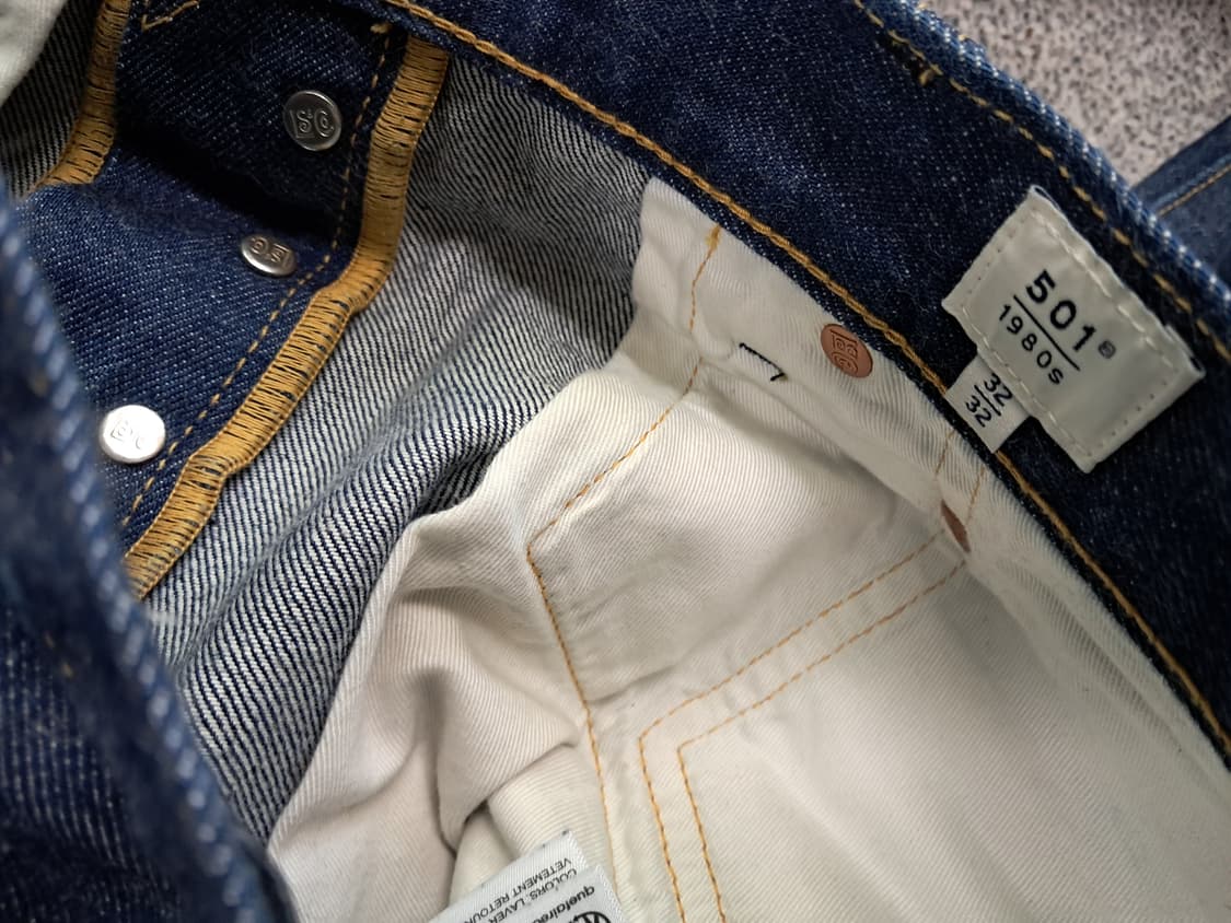 리바이스501 블루라벨 1980s 상품이미지5