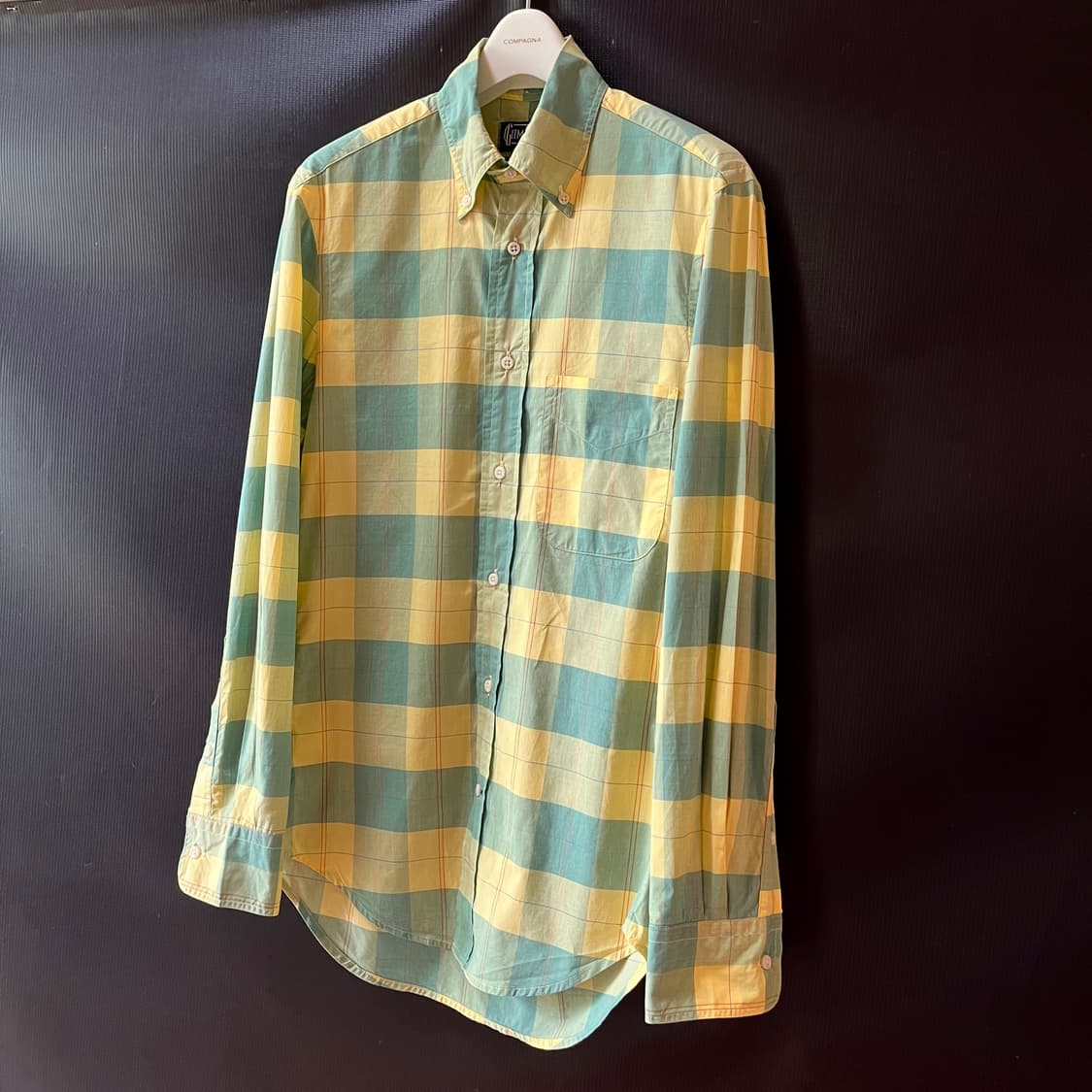 XS) 90s 짓먼 브로스 Made in U.S.A 버튼다운 셔츠 상품이미지2