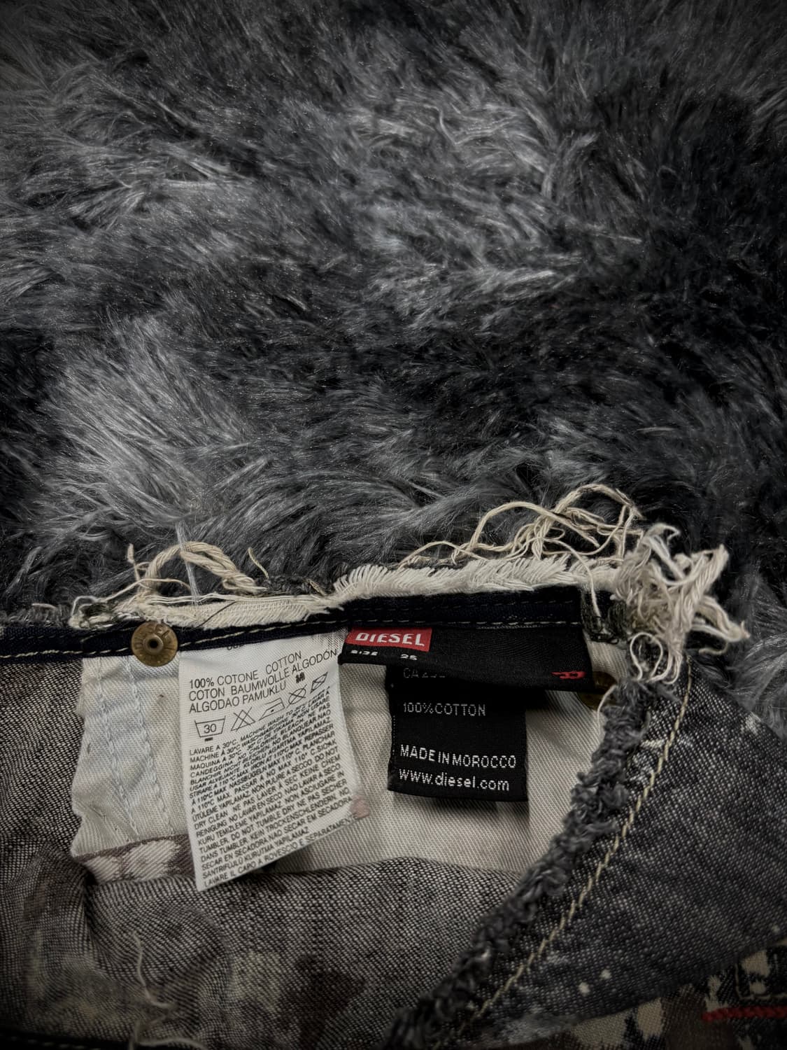 Diesel 타이다이 언발란스 스커트 상품이미지10