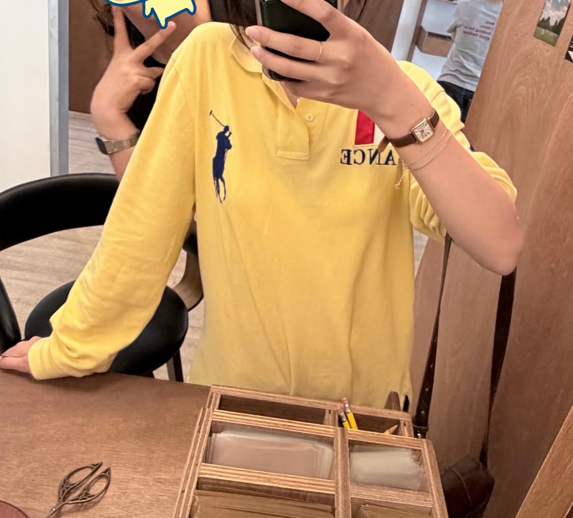 폴로 랄프로렌 프랑스 pk 빅포니 카라티 옐로우 상품이미지3