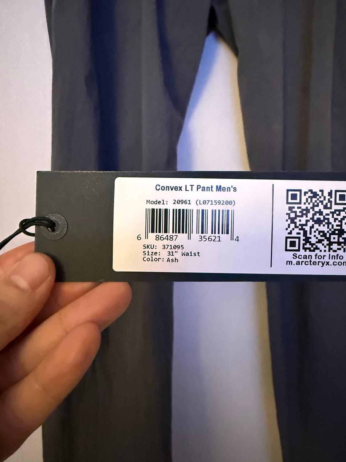 Veilance Convex LT Pant 31size Ash 상품이미지5