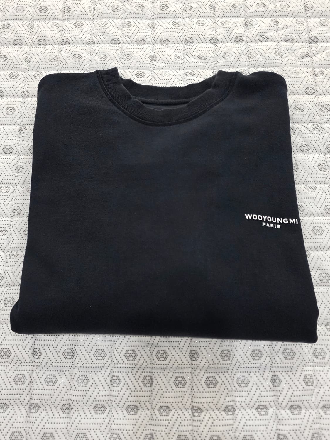우영미 WOYOUNGMI 블랙 맨투맨 100 상품이미지5