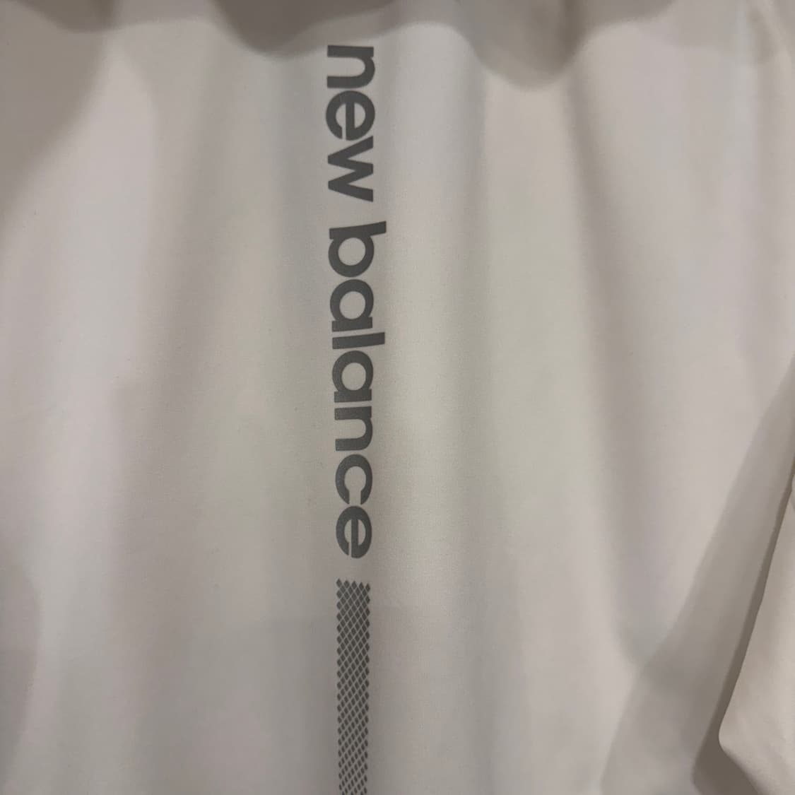 뉴발란스 배색 바람막이 후드집업 L 아이보리 상품이미지5