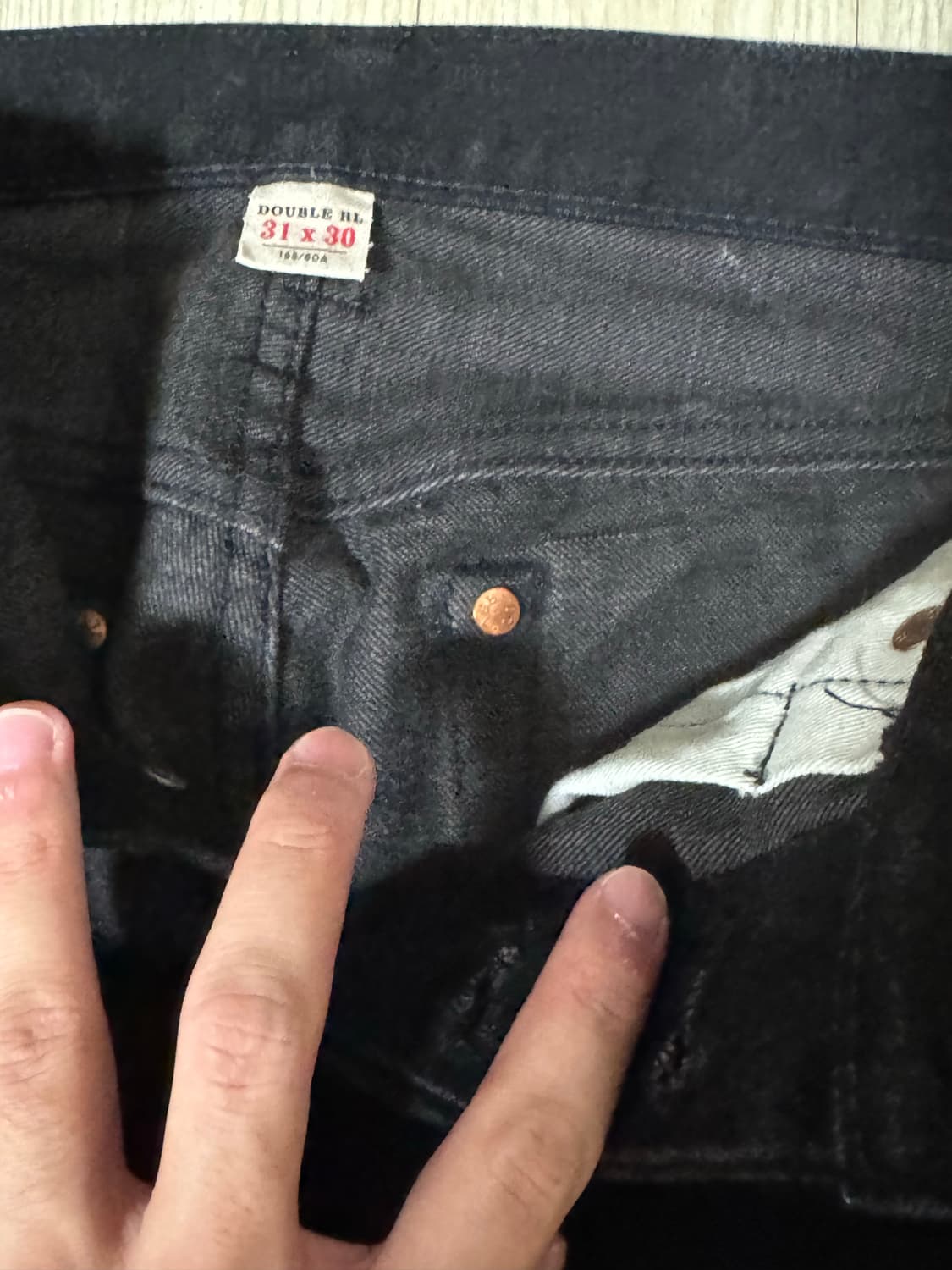 RRL 더블알엘 블온블 데님 슬림핏 31x30 USA 상품이미지3