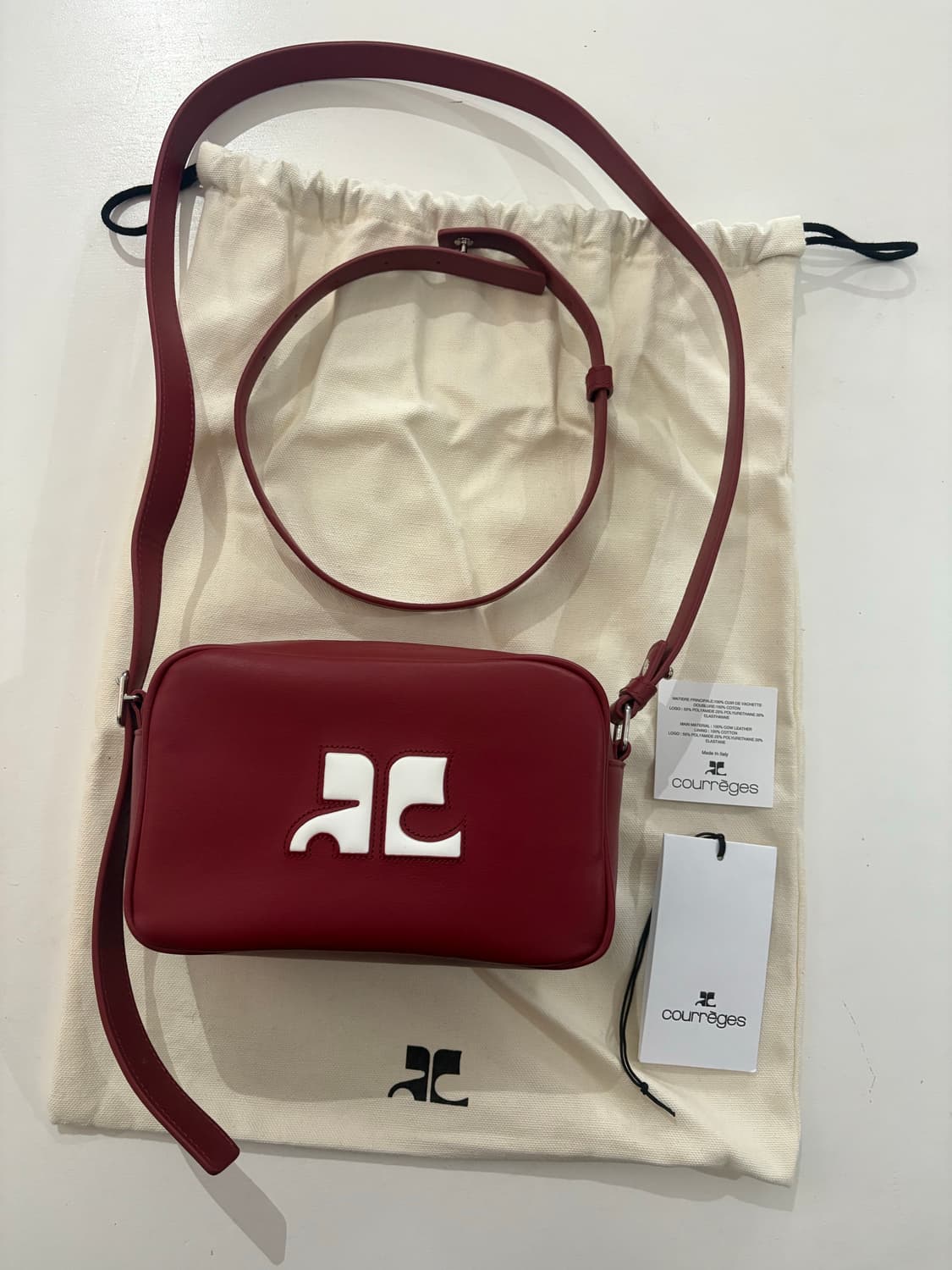 TTF✳️꾸레쥬 리에디션 카메라 백 <새상품> 상품이미지3