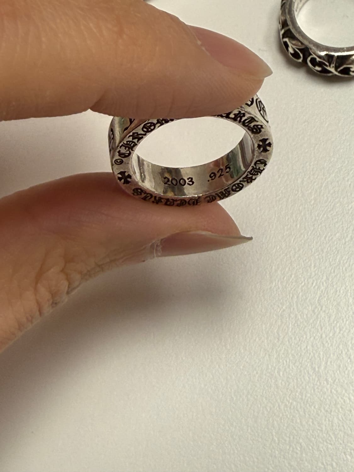 [US7] 크롬하츠 포에버링 백화점판 풀구성 상품이미지2