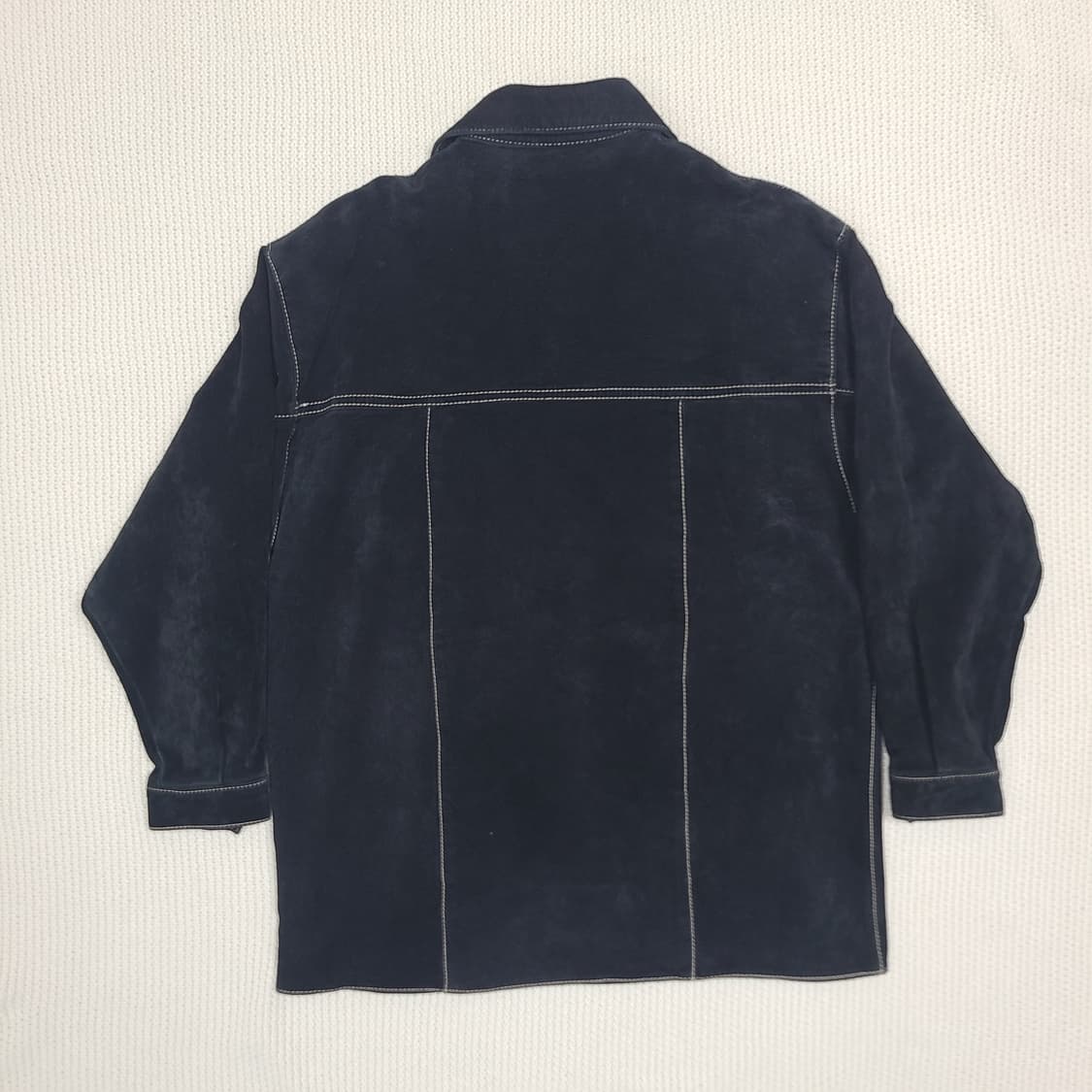 JME by CHAKO 워셔블 천연가죽 셔츠 자켓 상품이미지8